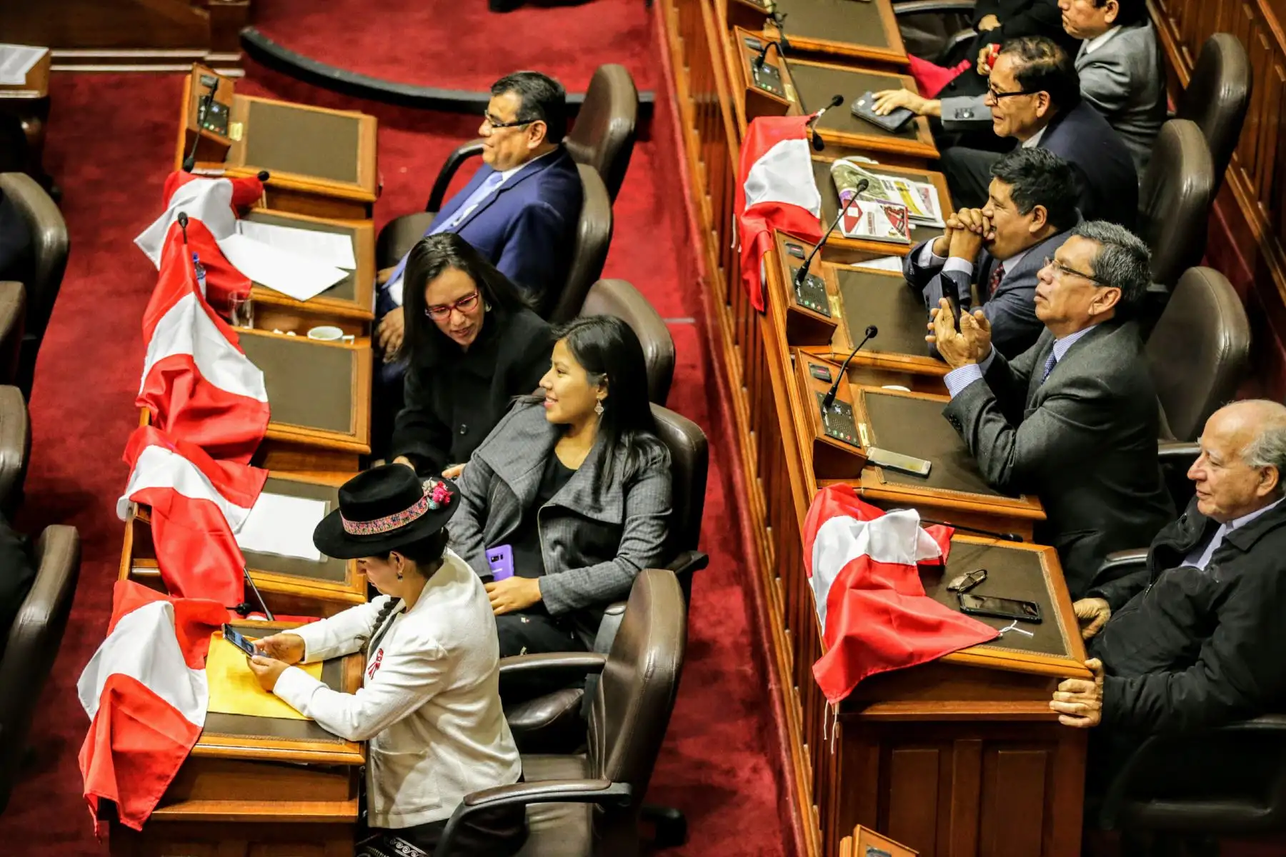 Sesión del Congreso de la República para la elección de la mesa directiva para el periodo anual de sesiones 2018-2019. Foto: ANDINA/Luis Iparraguirre
