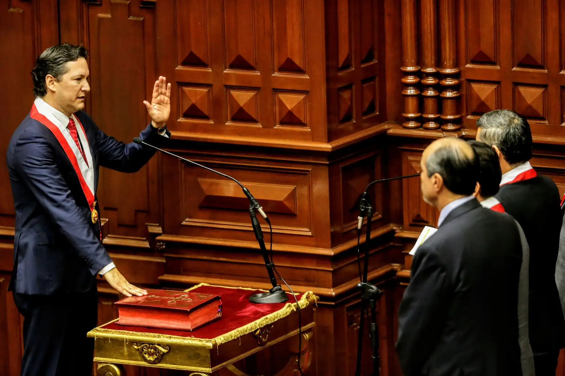 Con 69 votos a favor, el congresista Daniel Salaverry es elegido presidente del Congreso de la República para el periodo 2018-2019. Foto: ANDINA/Luis Iparraguirre
