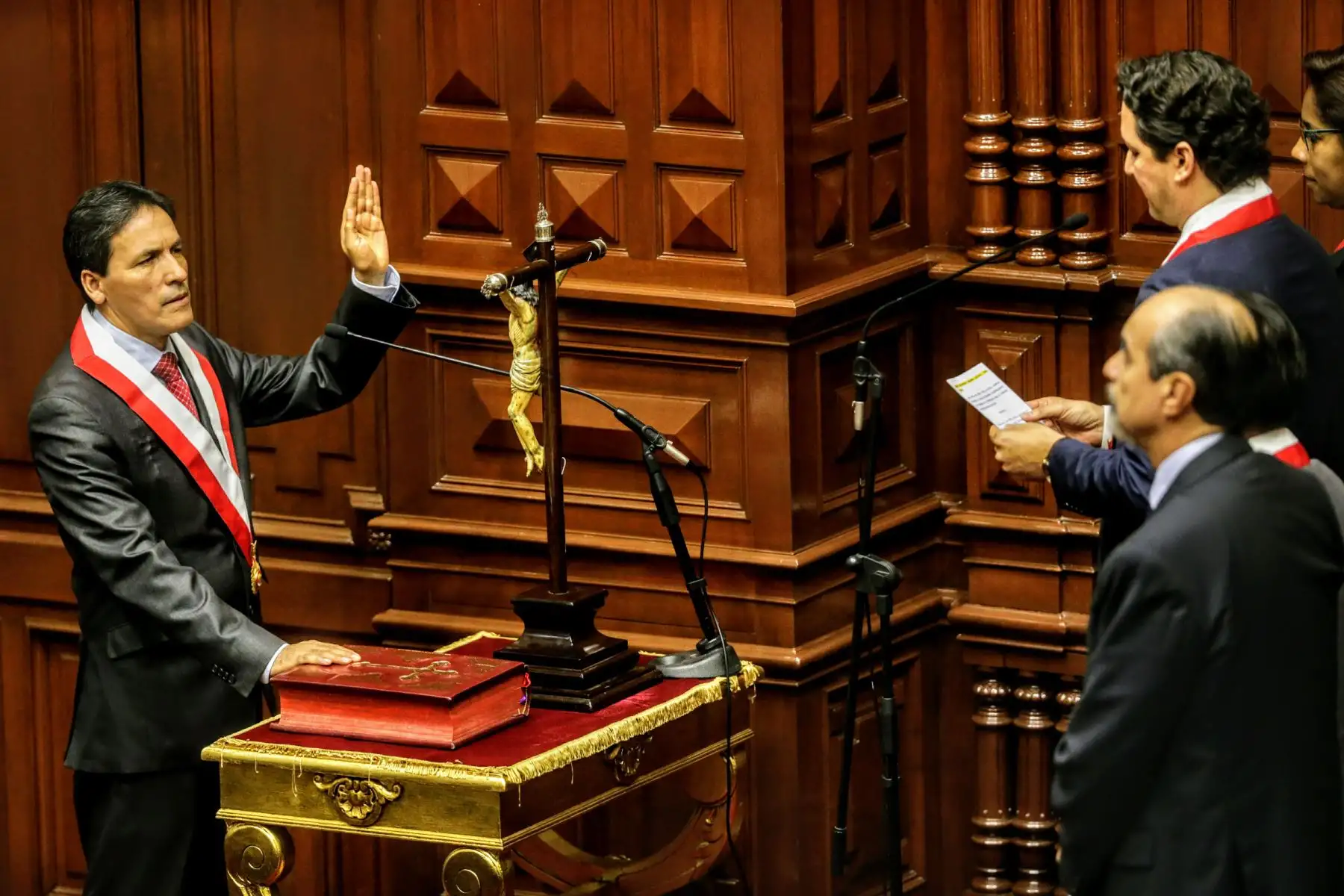 Con 69 votos a favor, el congresista Daniel Salaverry es elegido presidente del Congreso de la República para el periodo 2018-2019. Foto: ANDINA/Luis Iparraguirre