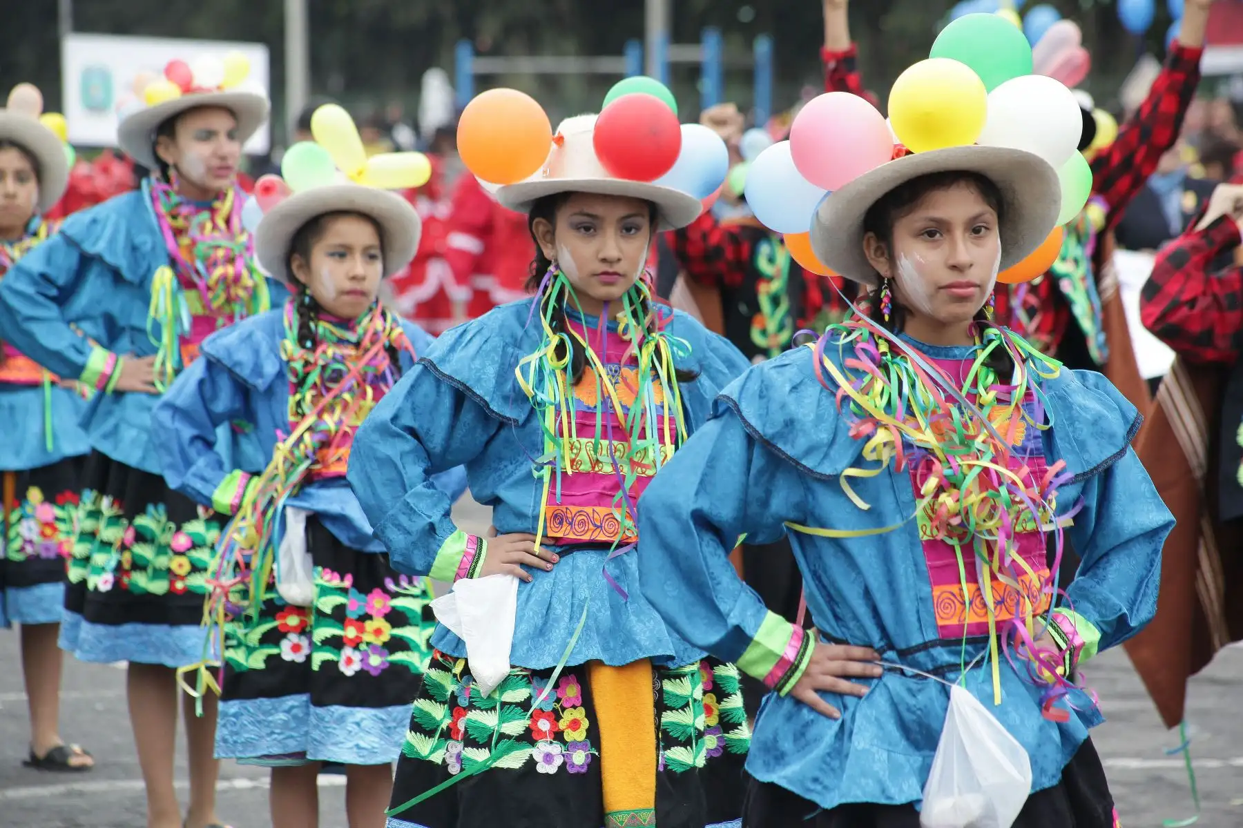 Desfile de colegios policiales 2018.Foto:ANDINA/Héctor Vinces.