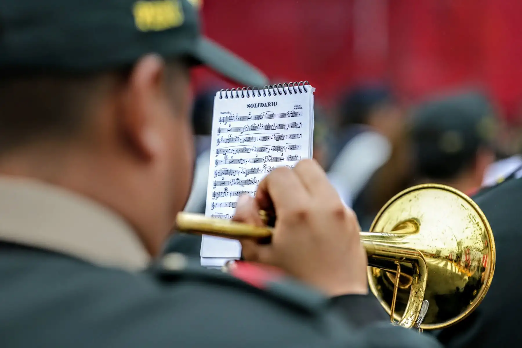 Práctica del Desfile Militar en la avenida Brasil, que se realizará el 29 de julio.  Foto: ANDINA/Luis Iparraguirre