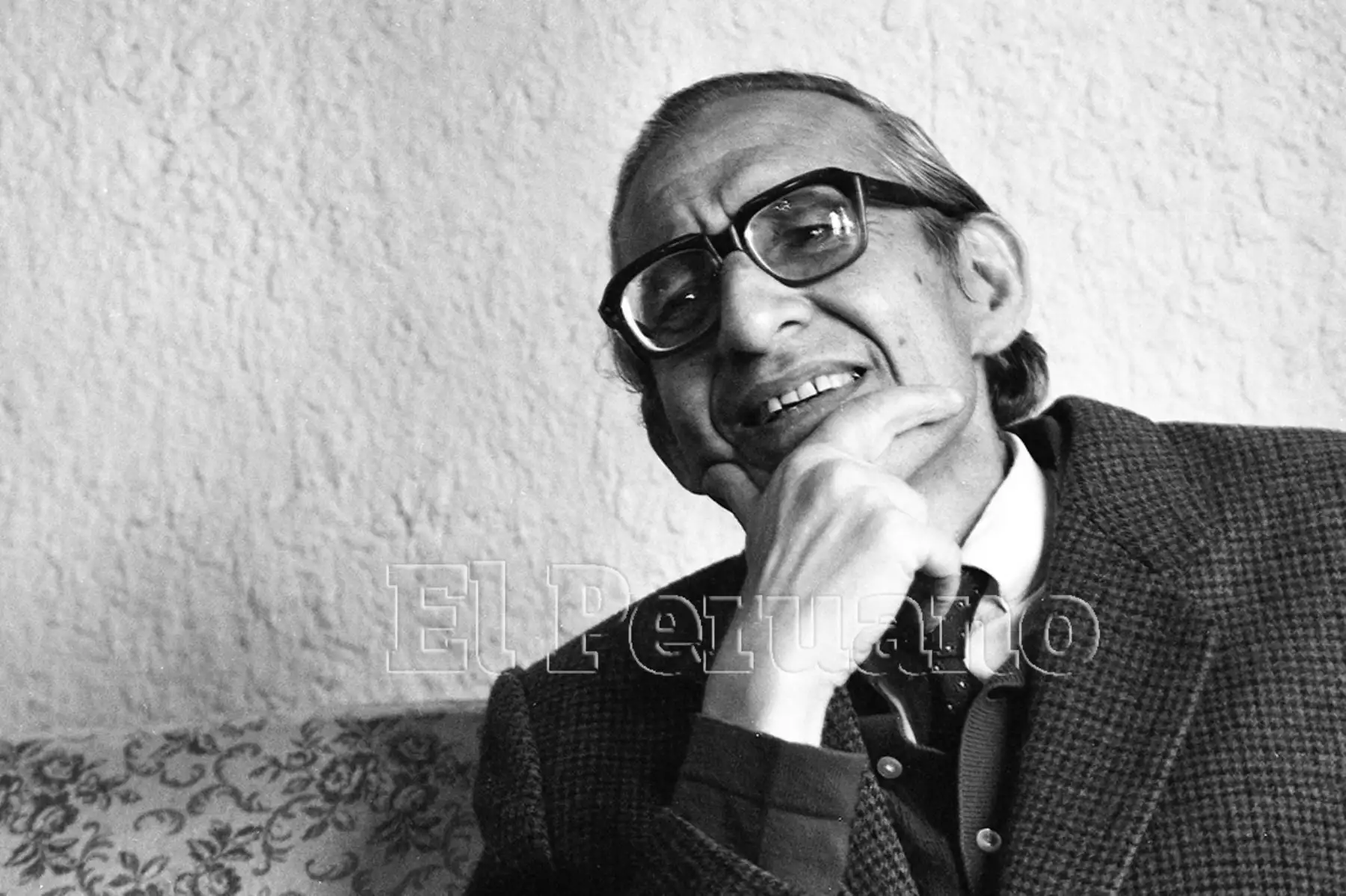 Lima, 22 de setiembre de 1995 / Entrevista a Marco Aurelio Denegri. Foto Archivo Histórico de El Peruano.