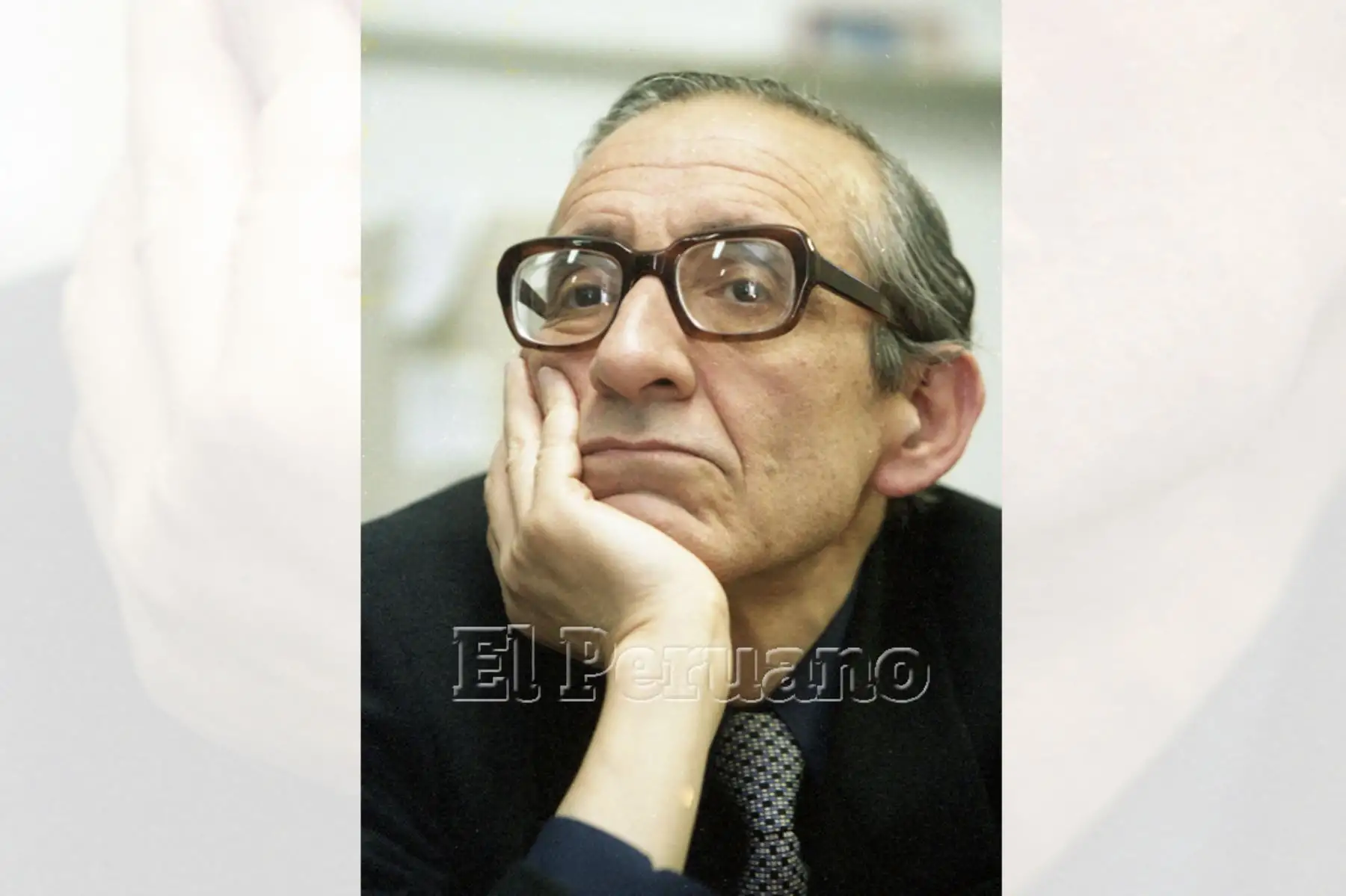 Lima, 30 de setiembre de 1999 / Entrevista a Marco Aurelio Denegri. Foto: Diario Oficial El Peruano.