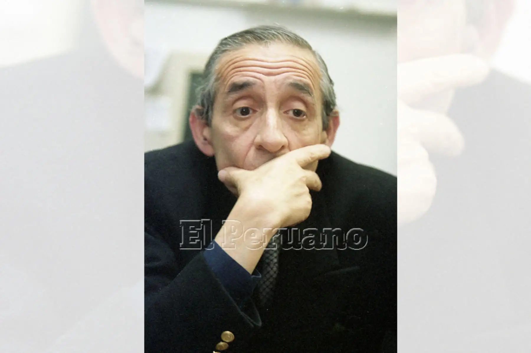 Lima, 30 de setiembre de 1999 / Entrevista a Marco Aurelio Denegri. Foto: Diario Oficial El Peruano.