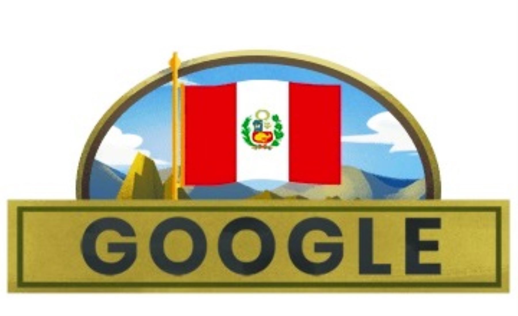 Fiestas Patrias: Google celebra Independencia del Perú con vistoso "doodle". Foto: captura.