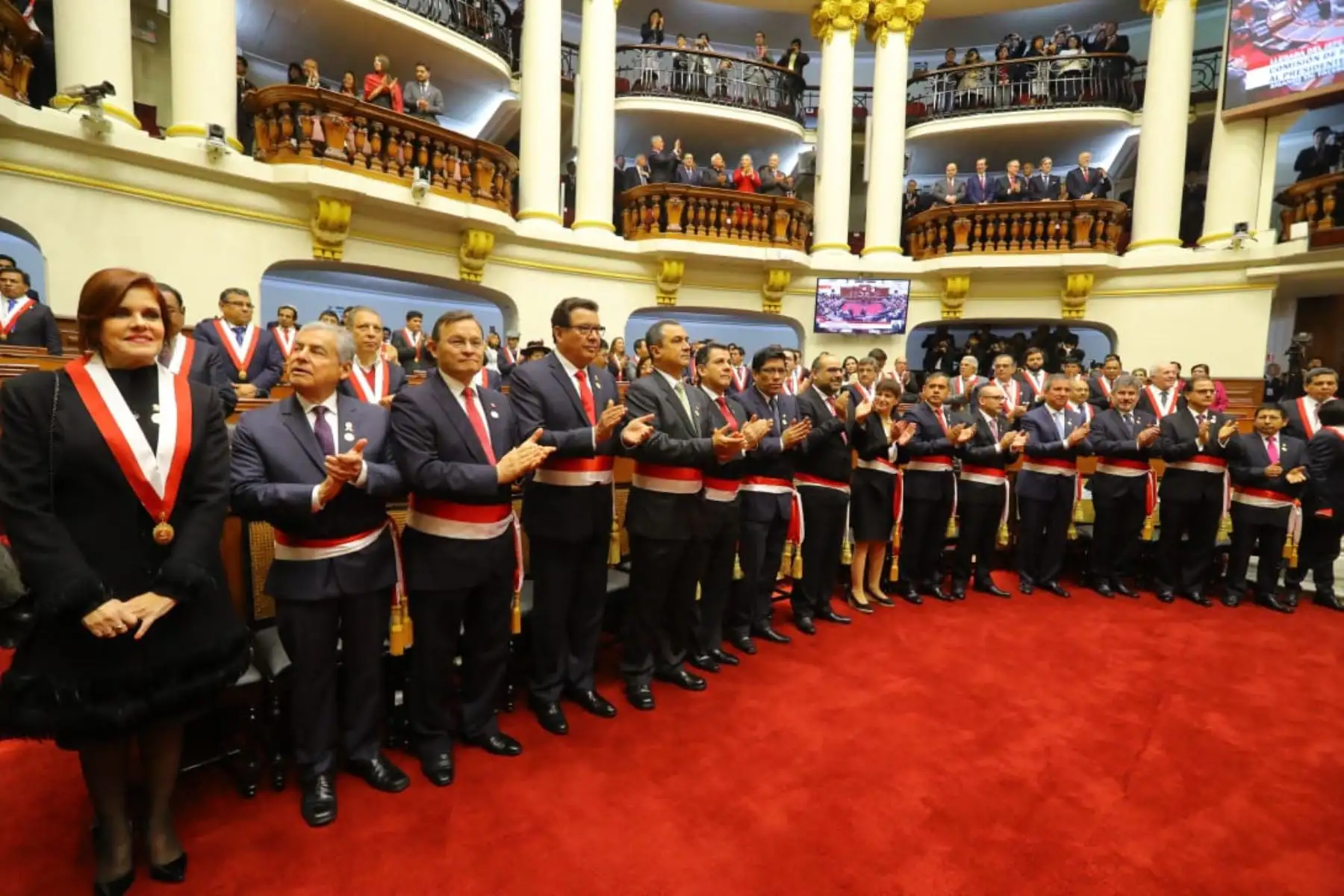 Presidente de la República, Martín Vizcarra Cornejo, dirige  Mensaje a la Nación por 28 de julio. Foto: ANDINA/Prensa Presidencia.