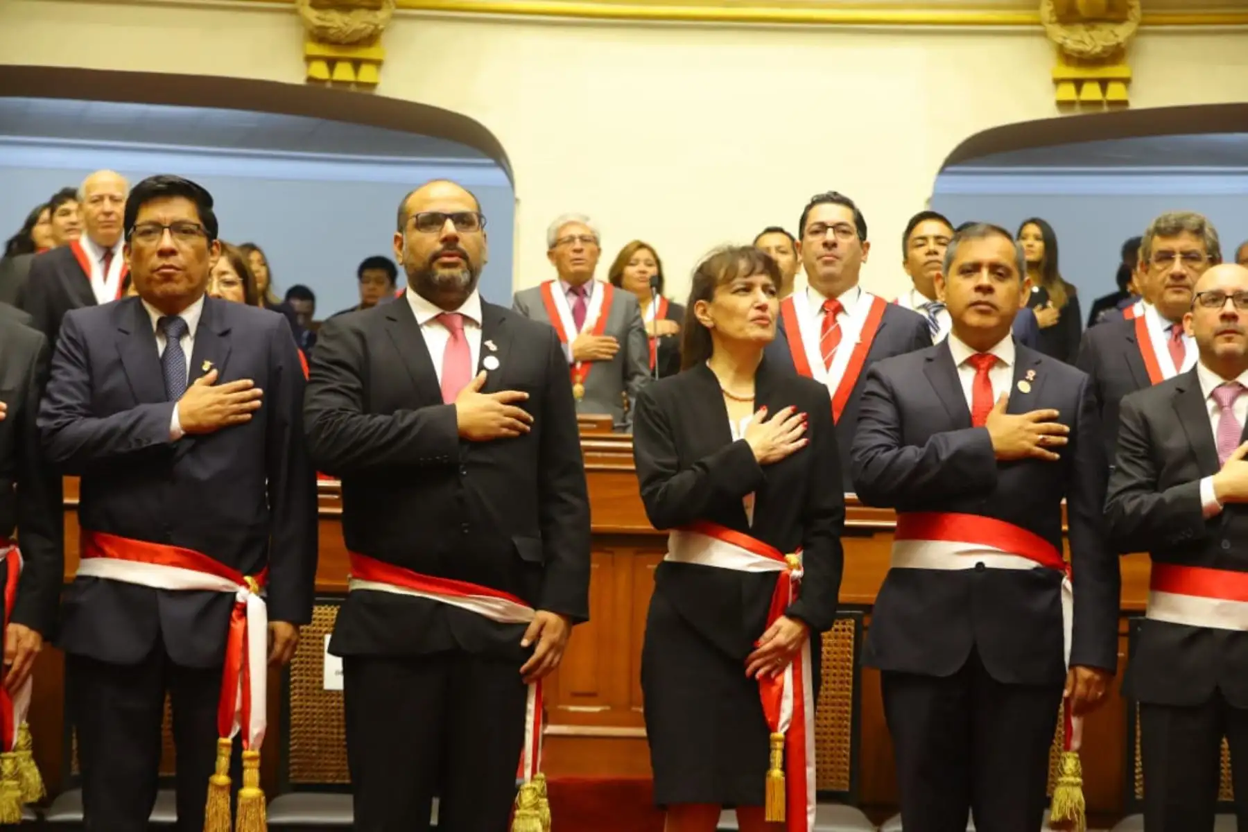 Presidente de la República, Martín Vizcarra Cornejo, dirige  Mensaje a la Nación por 28 de julio. Foto: ANDINA/Prensa Presidencia.