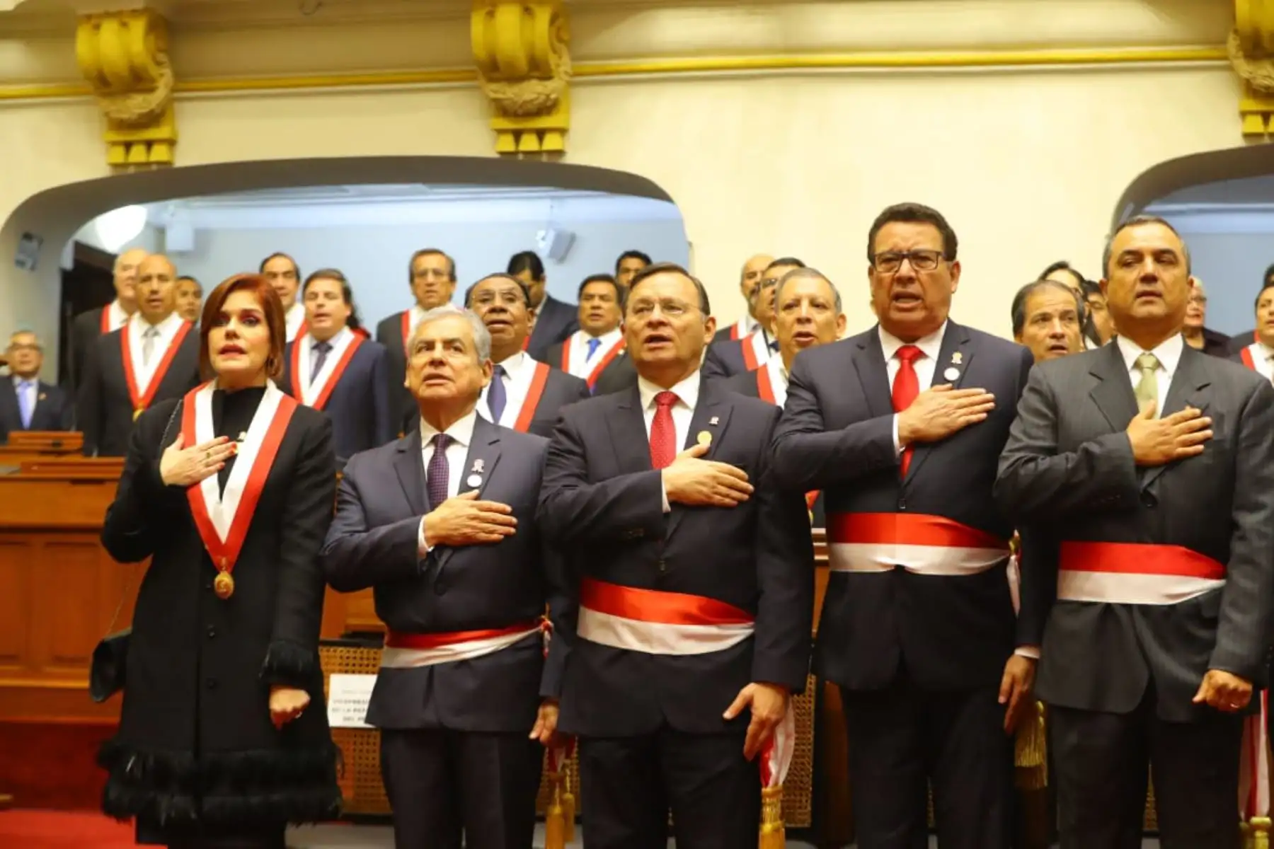 Presidente de la República, Martín Vizcarra Cornejo, dirige  Mensaje a la Nación por 28 de julio. Foto: ANDINA/Prensa Presidencia.
