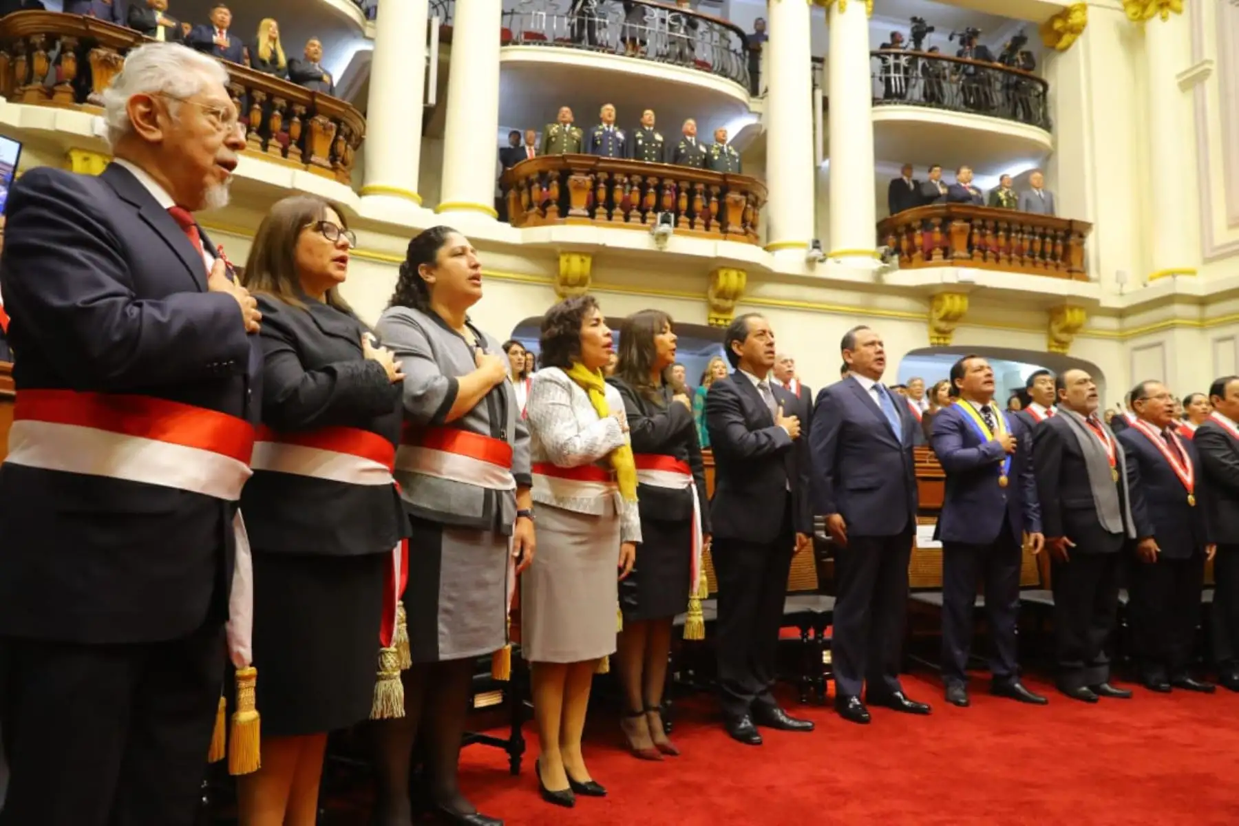 Presidente de la República, Martín Vizcarra Cornejo, dirige  Mensaje a la Nación por 28 de julio. Foto: ANDINA/Prensa Presidencia.