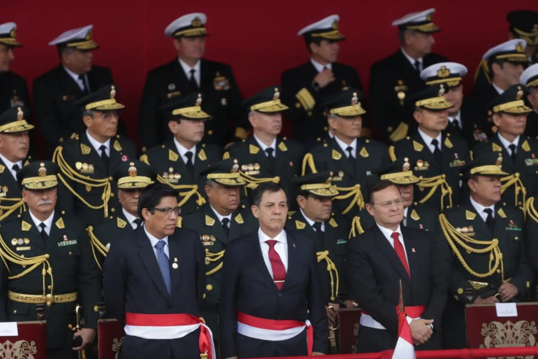La Gran Parada Militar cuenta con la presencia de las mas altas autoridades del Pais .Foto: ANDINA/Prensa Presidencia