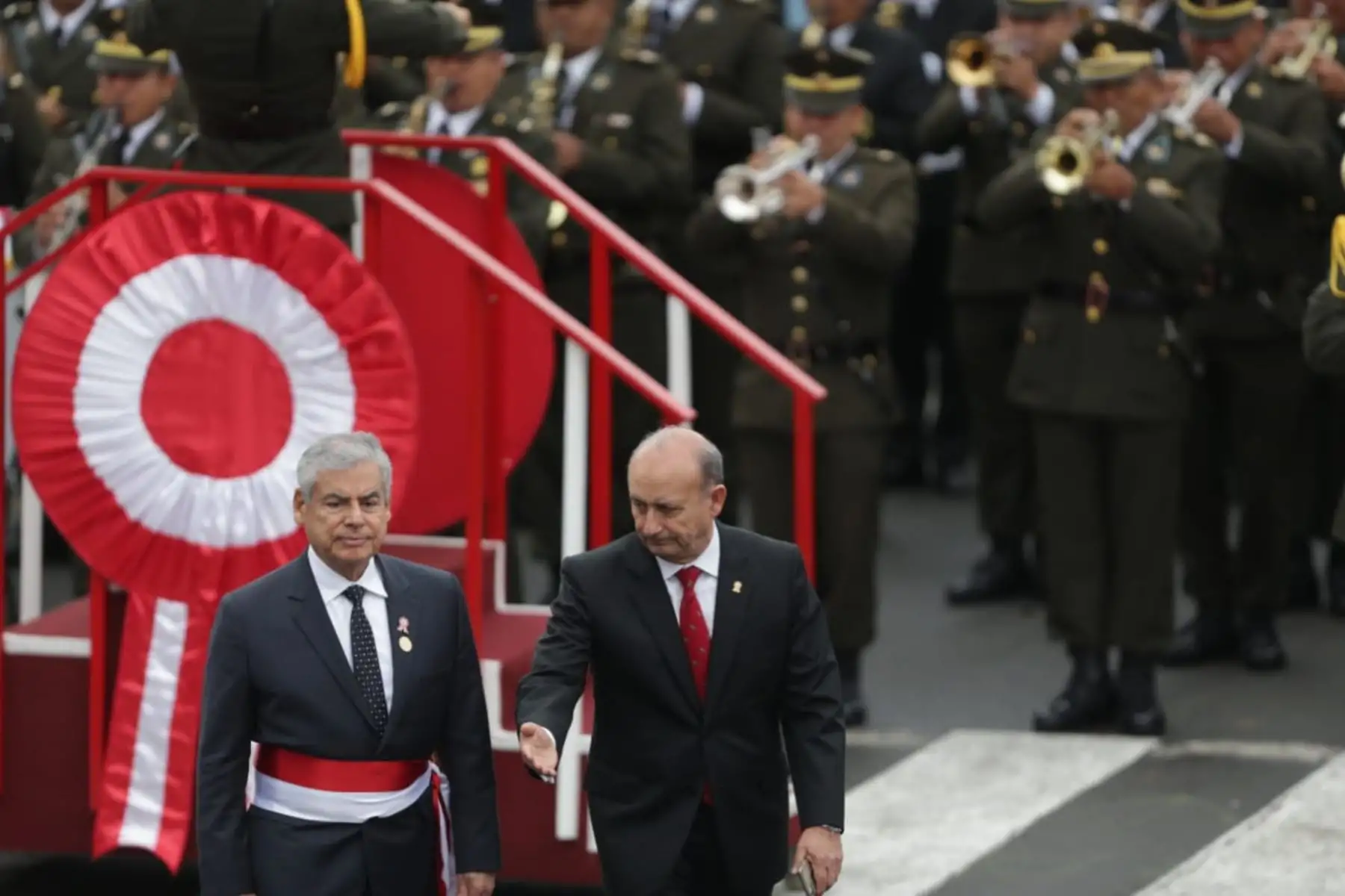 La Gran Parada Militar cuenta con la presencia de las mas altas autoridades del Pais .Foto: ANDINA/Prensa Presidencia