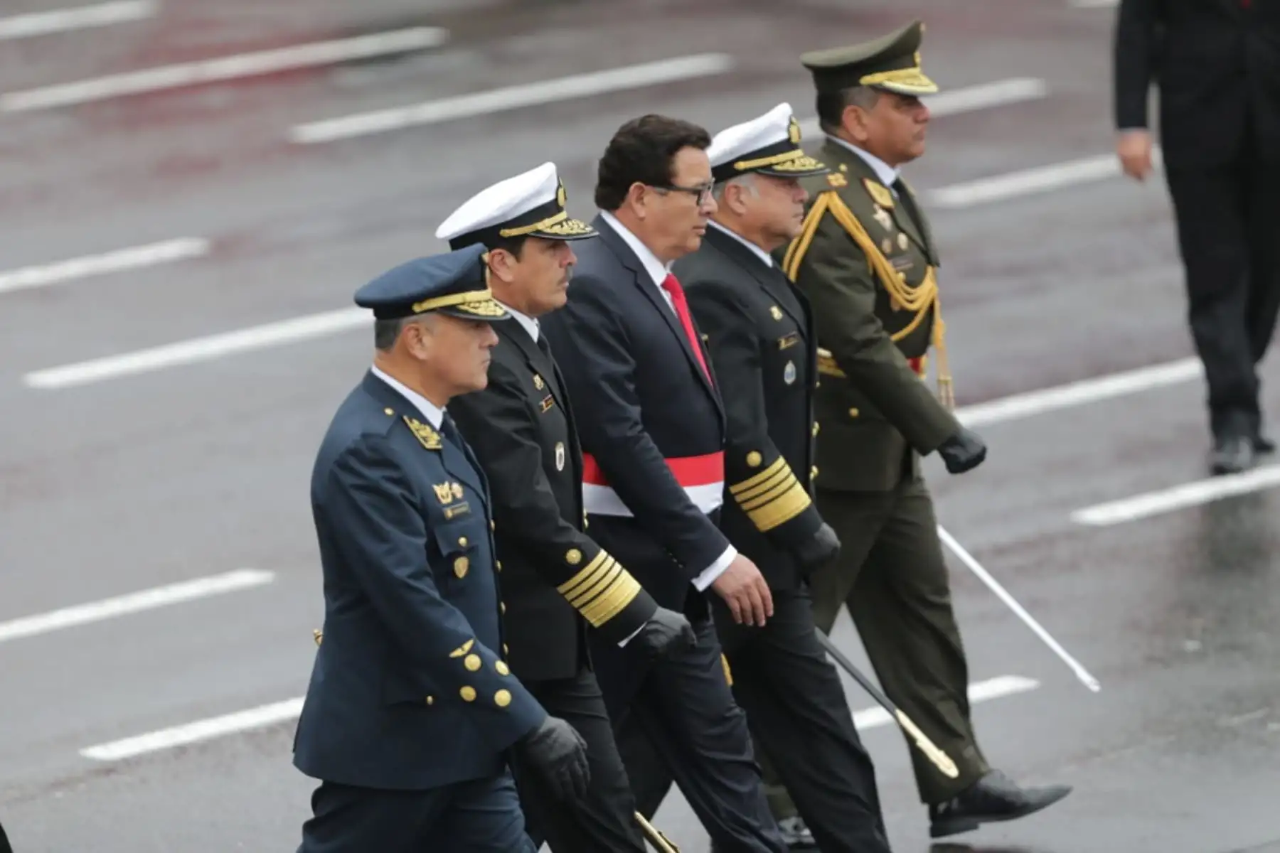 La Gran Parada Militar cuenta con la presencia de las mas altas autoridades del Pais .Foto: ANDINA/Prensa Presidencia