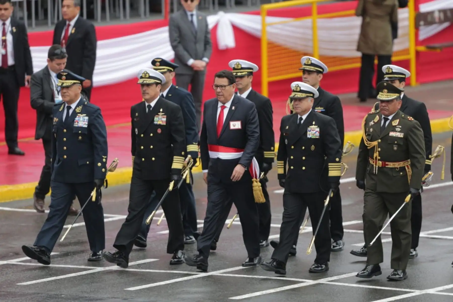 La Gran Parada Militar cuenta con la presencia de las mas altas autoridades del Pais .Foto: ANDINA/Prensa Presidencia