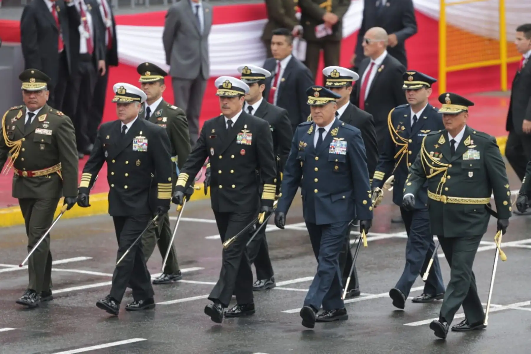 La Gran Parada Militar cuenta con la presencia de las mas altas autoridades del Pais .Foto: ANDINA/Prensa Presidencia