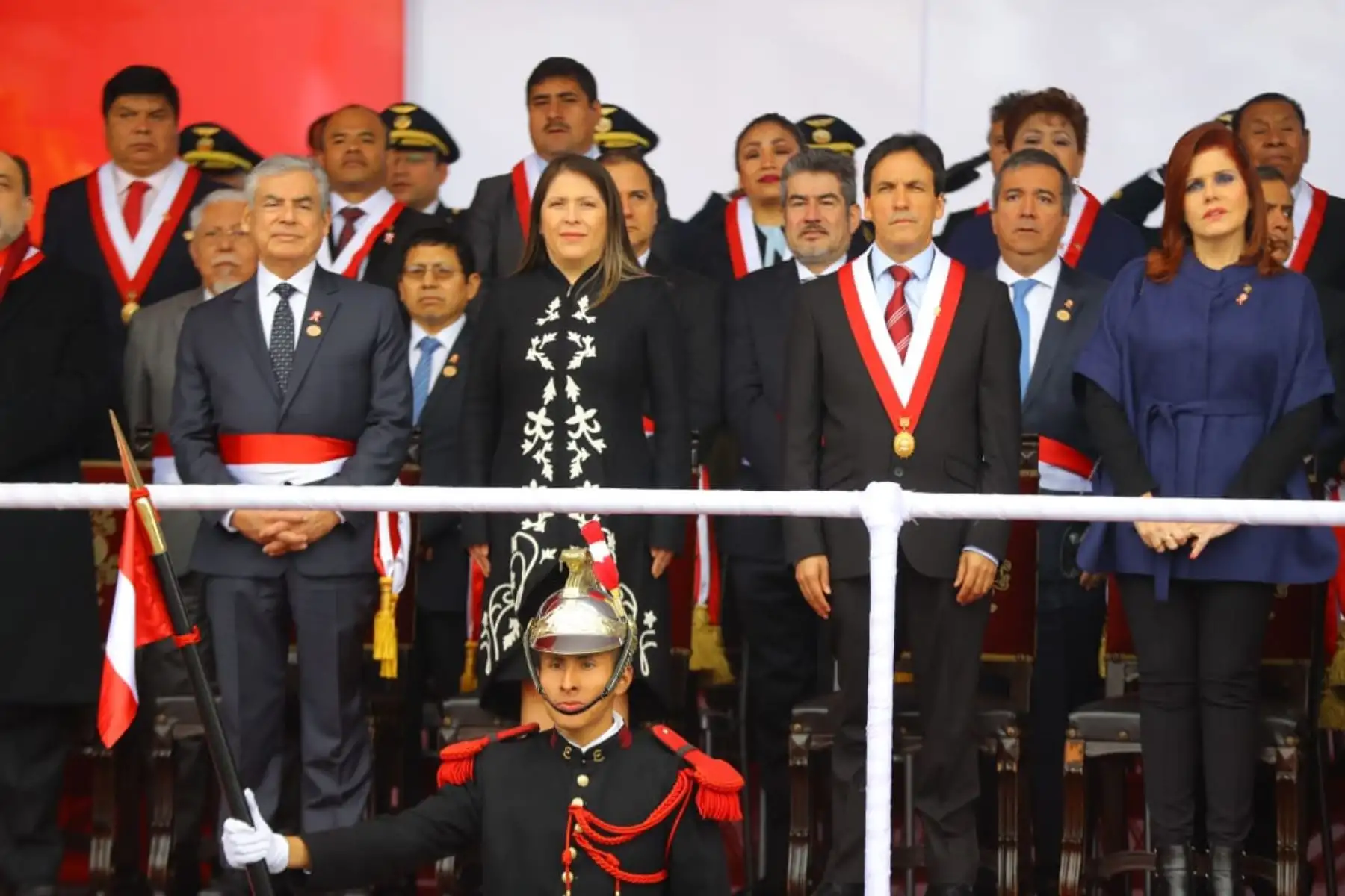 La Gran Parada Militar cuenta con la presencia de las mas altas autoridades del Pais .Foto: ANDINA/Prensa Presidencia
