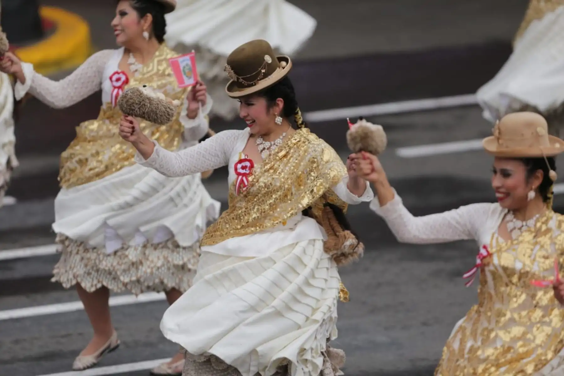 El presidente de la República, Martín Vizcarra, preside   la Gran Parada Militar por Fiestas Patrias. Foto: ANDINA/Prensa Presidencia