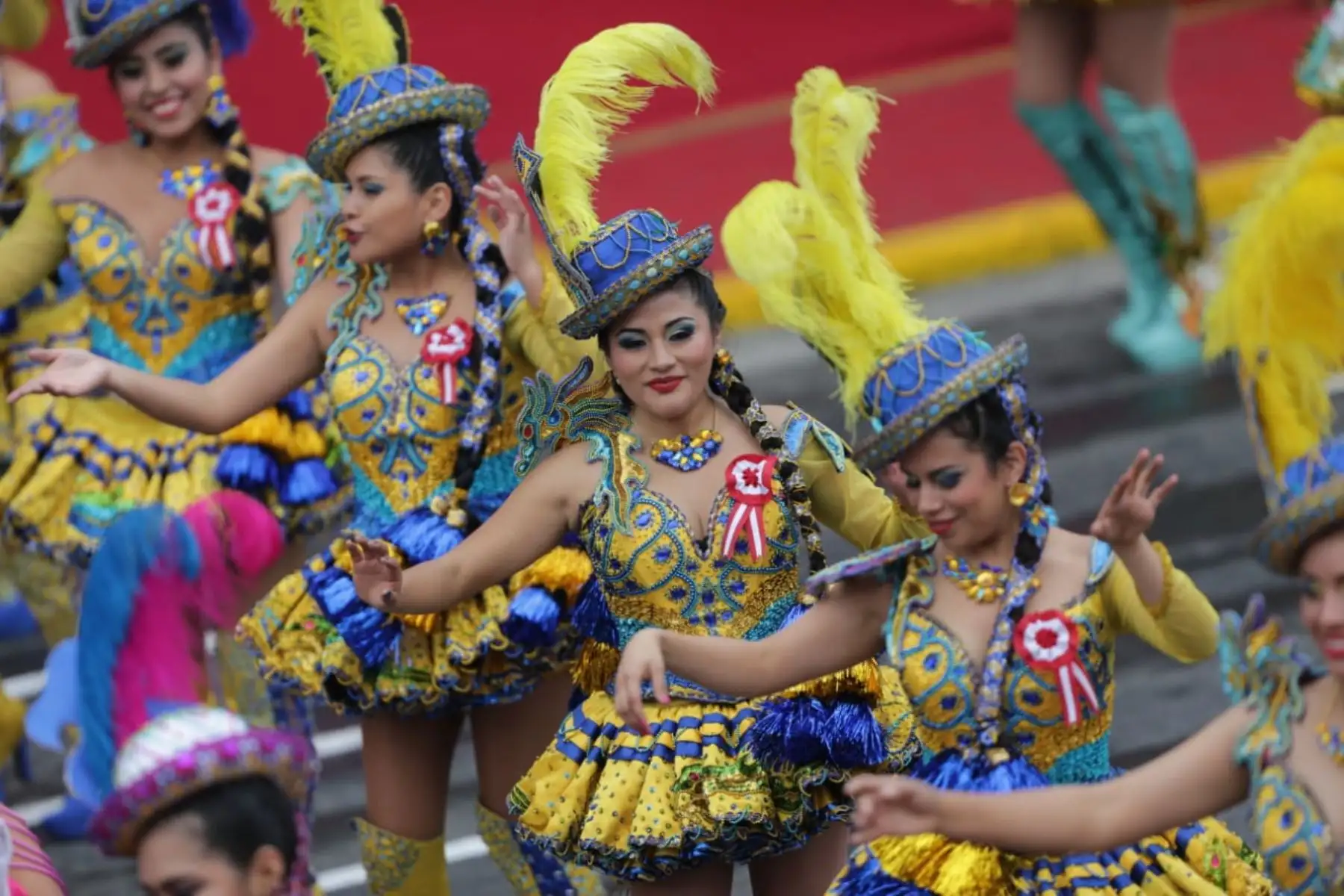 El presidente de la República, Martín Vizcarra, preside   la Gran Parada Militar por Fiestas Patrias. Foto: ANDINA/Prensa Presidencia