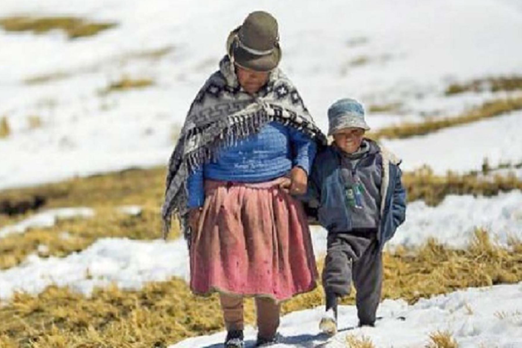 El distrito de Yanahuara, en la provincia y región Arequipa, registró la temperatura másbaja del sur y de todo el país, al alcanzar  -11.5 grados Celsius en la estación Patahuasi. Foto: Diario Uno.