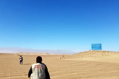 Especialistas inician trabajos para proteger zonas arqueológicas durante el Dakar 2019. Foto: ANDINA/Difusión.