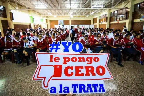 Ministerio de Justicia sigue desarrollando campañas preventivas contra la trata. Foto: Andina/Difusión