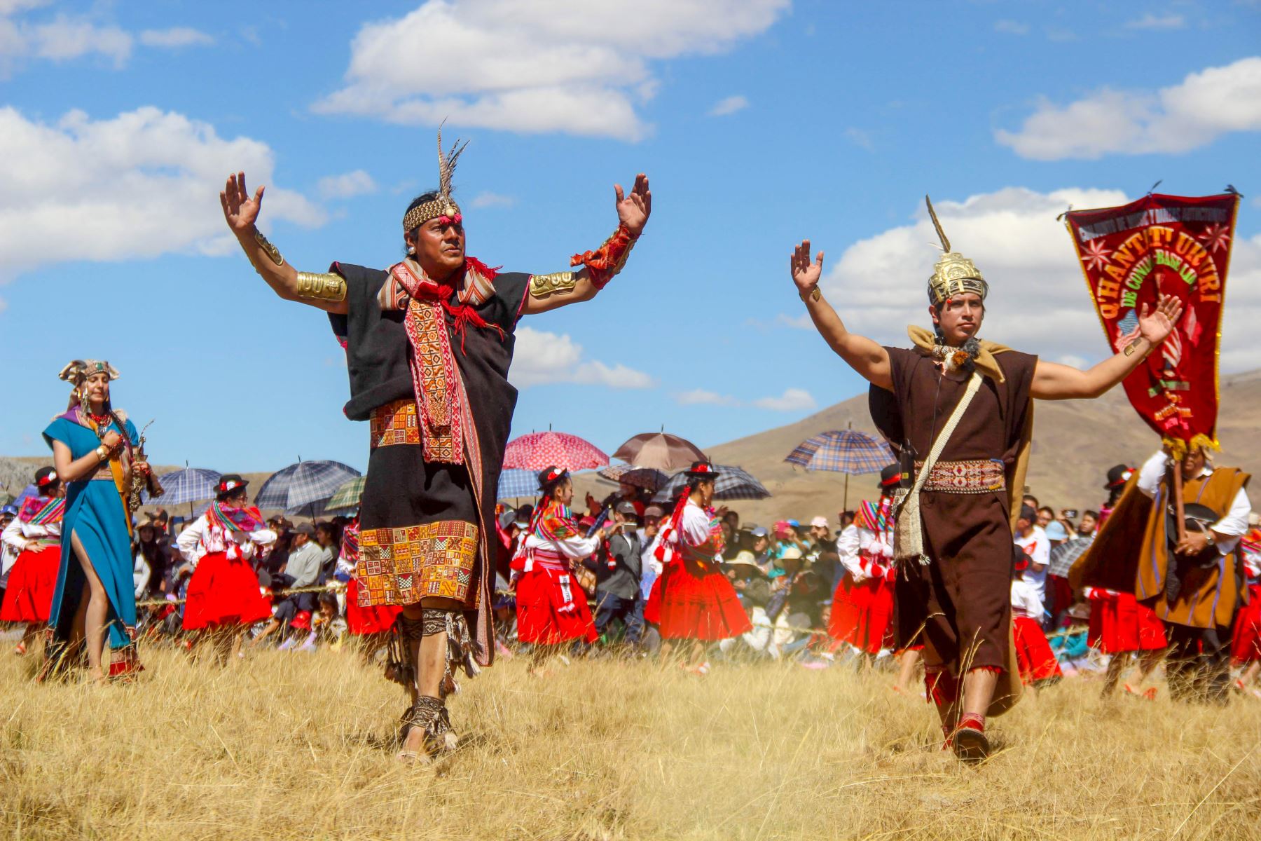 El Inti Raymi o Fiesta del Sol es la festividad de mayor tradición en los Andes peruanos. Y si bien el Cusco es más conocido como el epicentro de esta celebración, también se desarrolla con espectacular solemnidad en el distrito de La Unión, provincia de Dos de Mayo, región Huánuco, desde hace más de 20 años.Foto: ANDINA/Cortesia Jeny Valladares