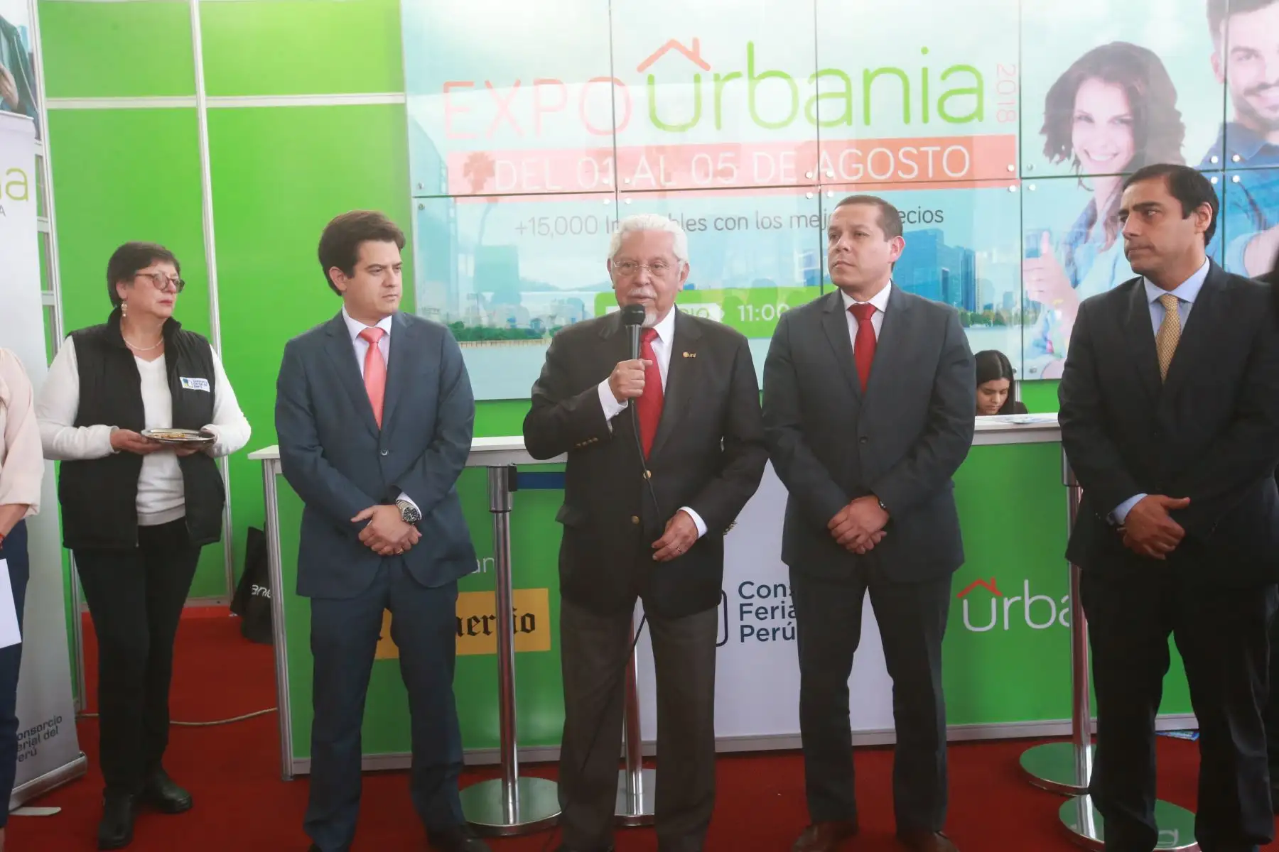 Ministro de Vivienda, Javier Pique del Pozo, inauguró Expo Urbana 2018. Foto: ANDINA/Jhony Laurente.