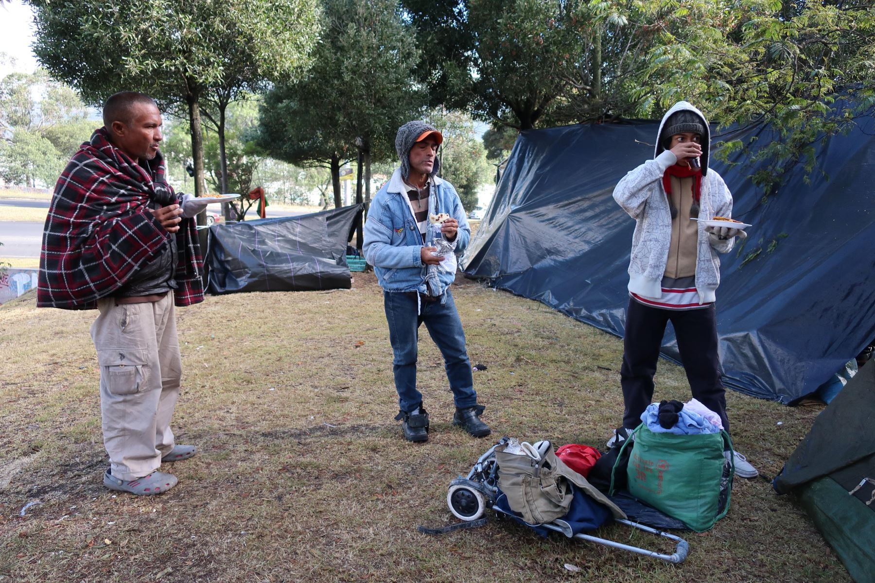 Inmigrantes venezolanos en Quito (Ecuador) Foto: EFE