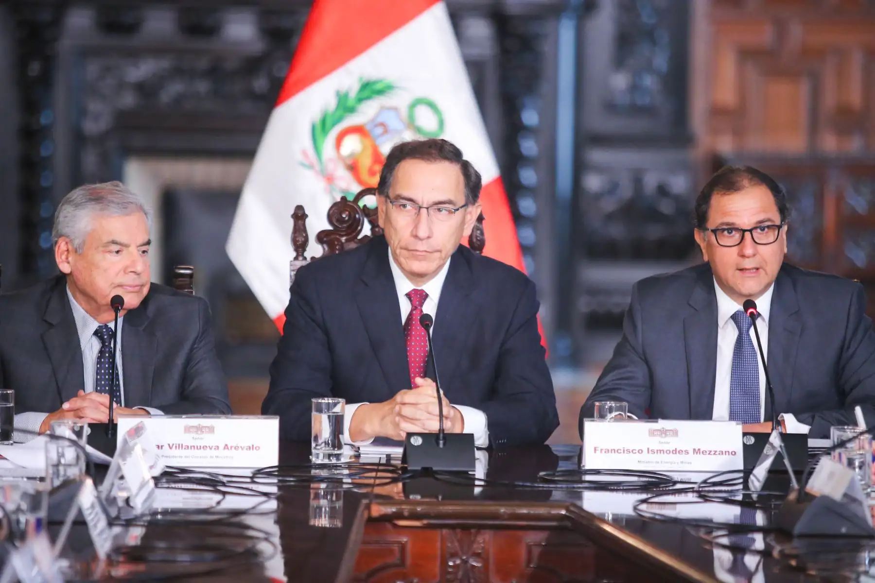 Jefe del Estado presidió el acto de creación del Centro de Convergencia y Buenas Prácticas Minero-Energéticas en Palacio de Gobierno. Foto: ANDINA/Prensa Presidencia.