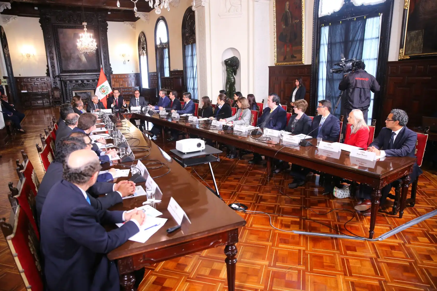 Jefe del Estado presidió el acto de creación del Centro de Convergencia y Buenas Prácticas Minero-Energéticas en Palacio de Gobierno. Foto: ANDINA/Prensa Presidencia.