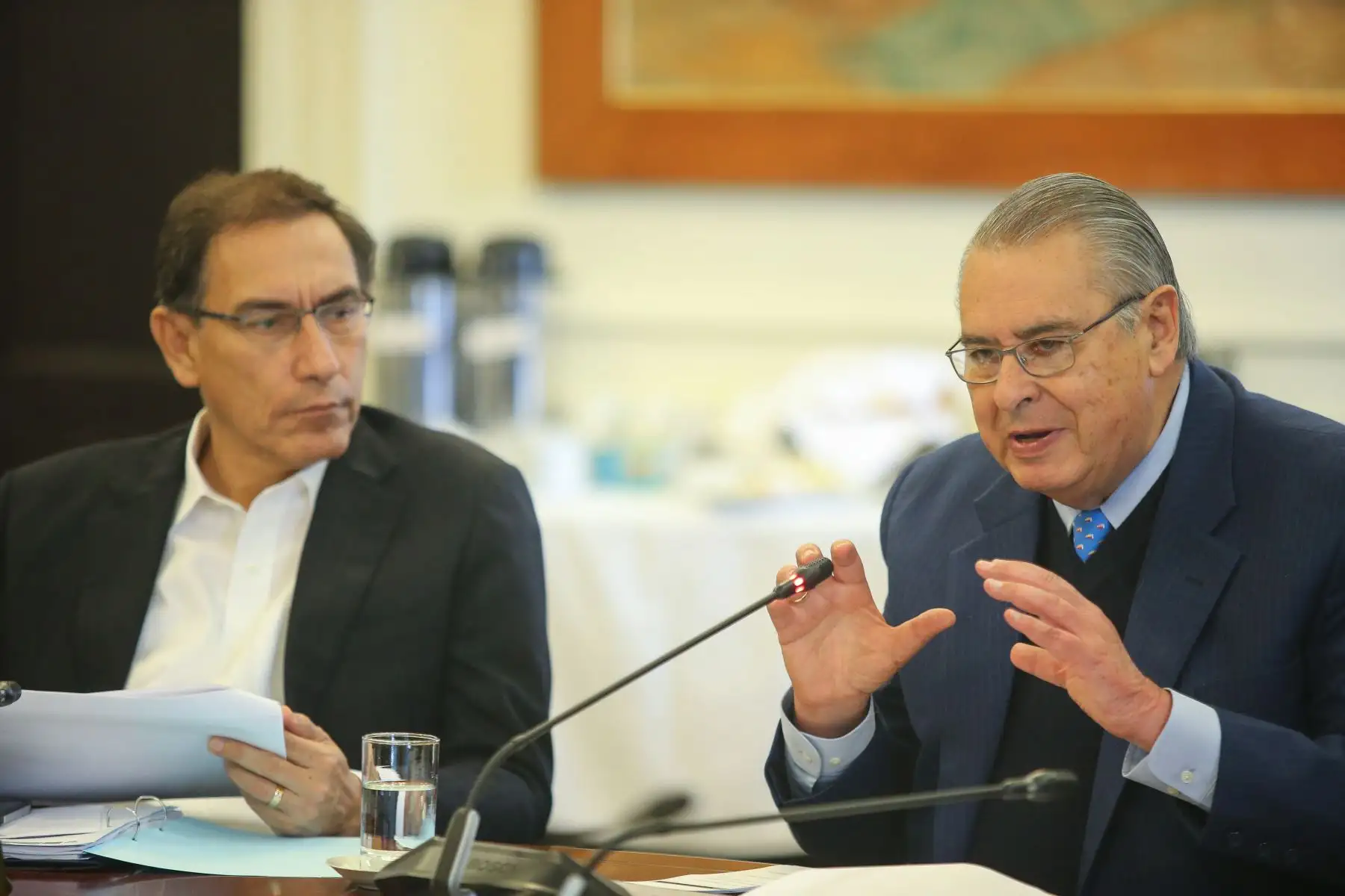 En sesión del Consejo de Ministros se aprobó proyecto de reforma constitucional del CNM.Foto:ANDINA/ Prensa Presidencia