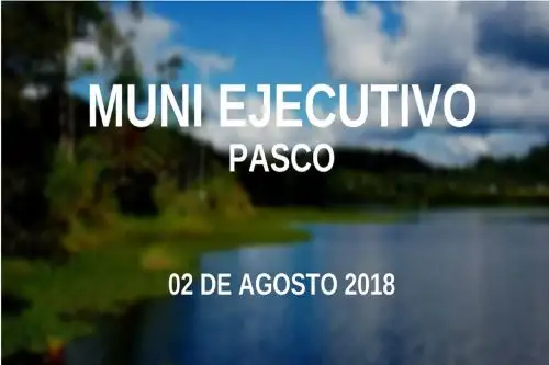 Muni-Ejecutivo en Pasco.