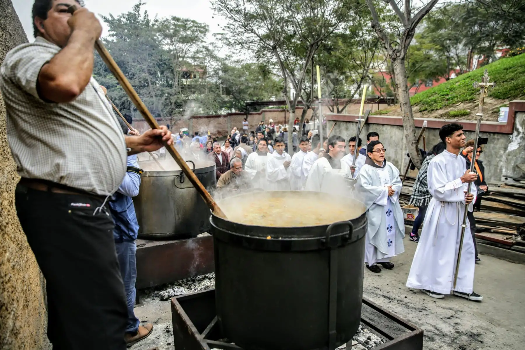 Día de la Porciúncula en el Convento de los Descalzos en el distrito del Rimac. Foto: ANDINA/Luis Iparraguirre
