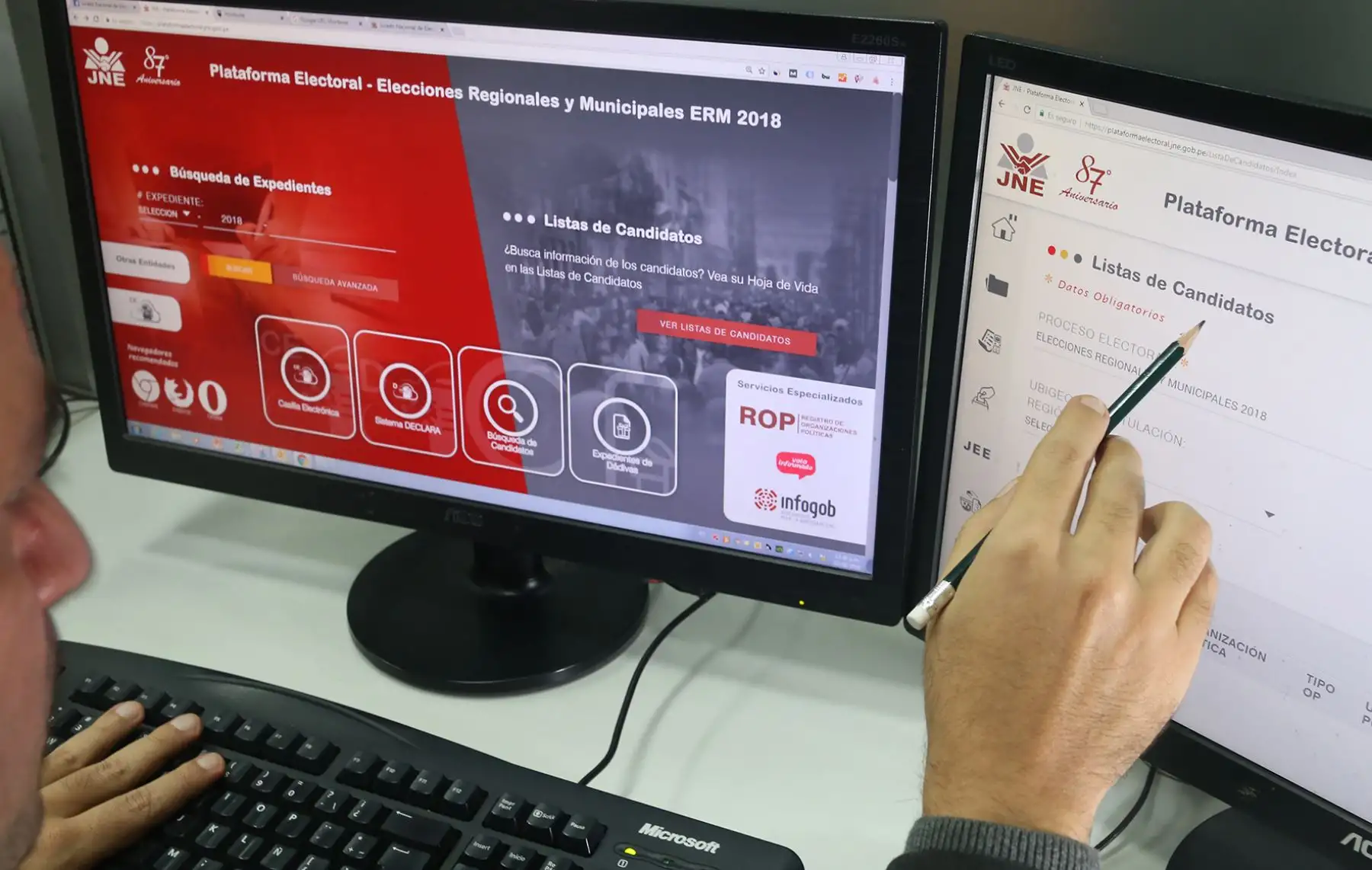 El 80% de listas de candidatos en La Libertad para las elecciones municipales y regionales ya están inscritas. ANDINA/Difusión