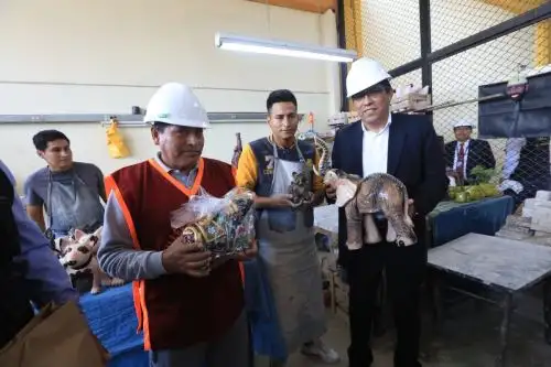 Ministro de Justicia, Vicente Zeballos, visita penal de Lurigancho.