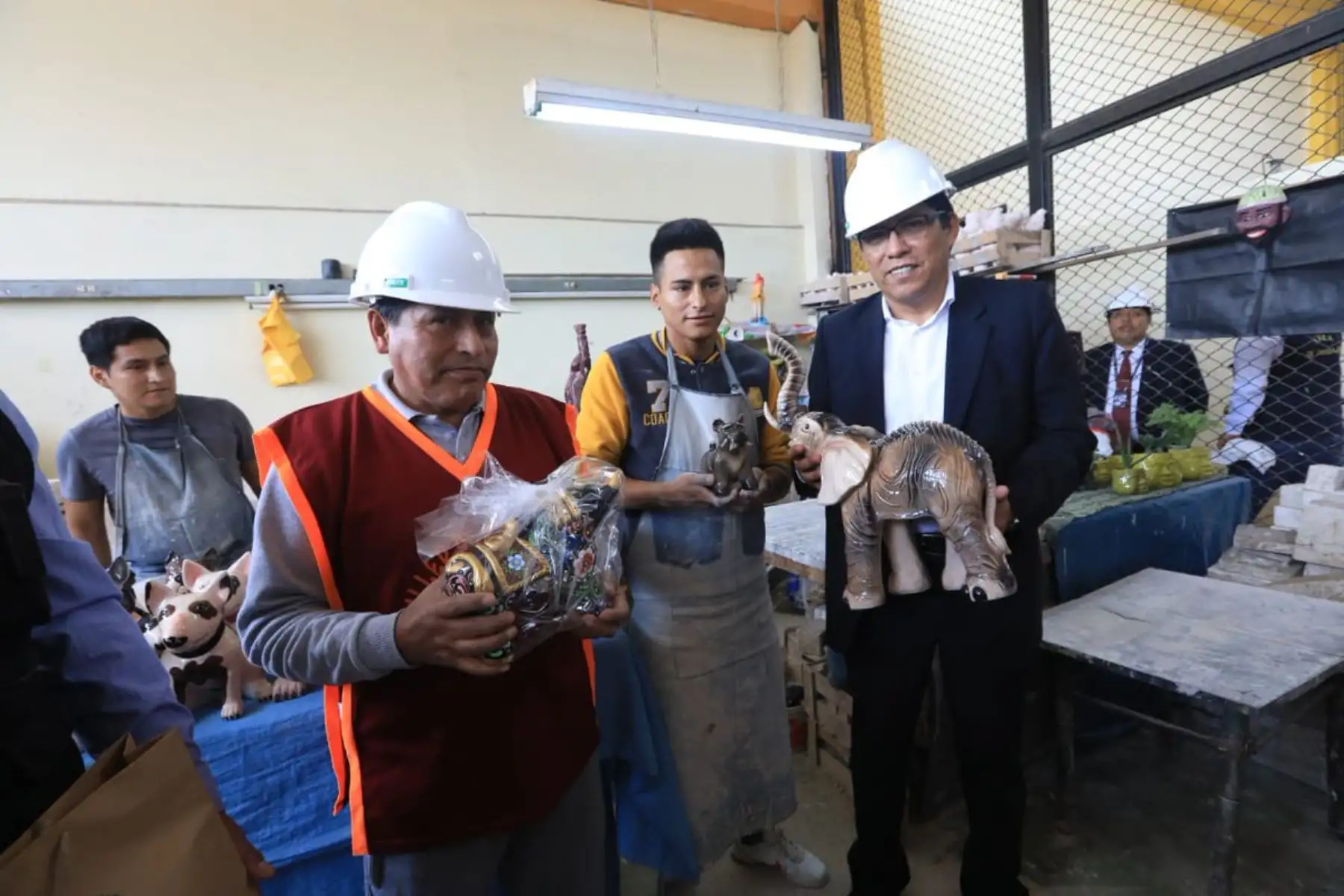 Ministro de Justicia, Vicente Zeballos, visita penal de Lurigancho.
