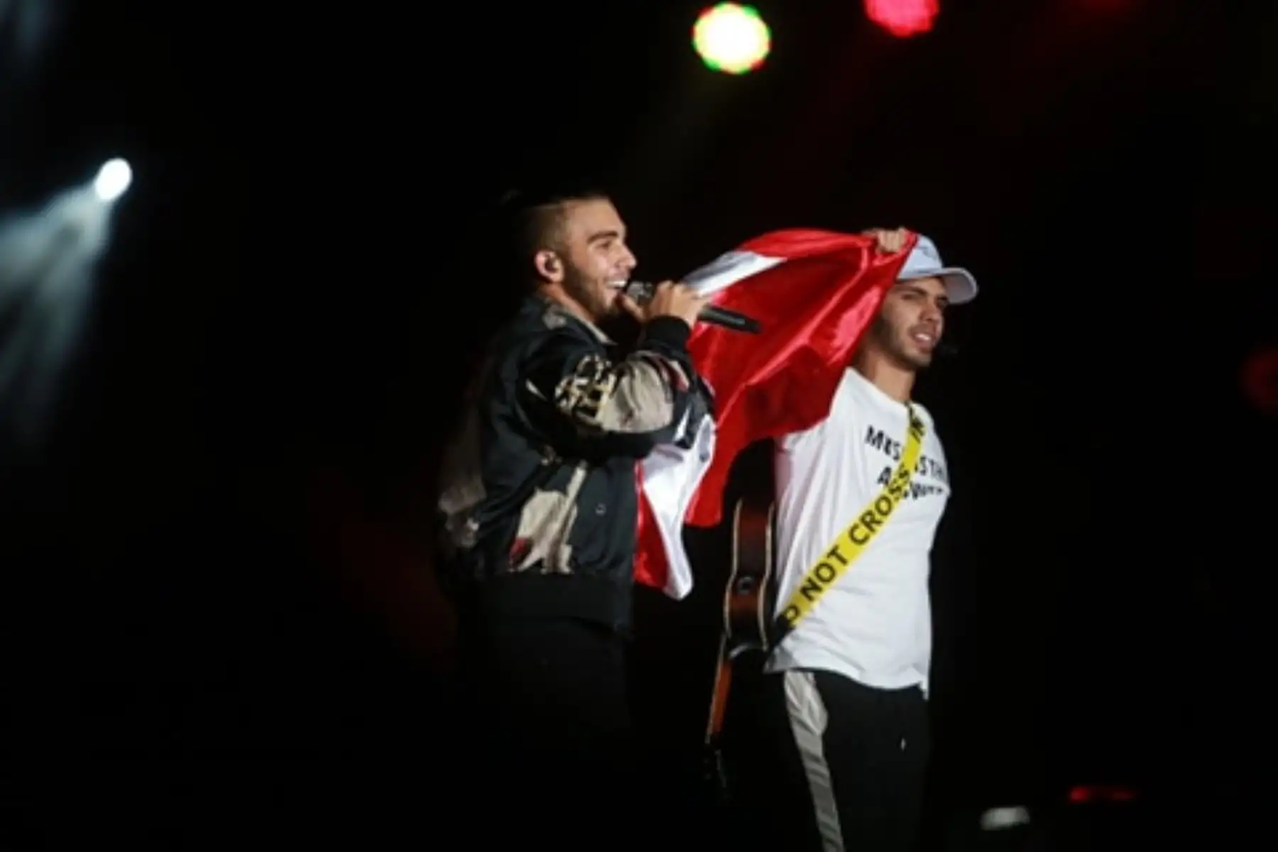 Manuel Torizo cantante colombiano inicia el concierto "Junto2" en el estadio Monumental.
Foto: ANDINA/Jhony Laurente