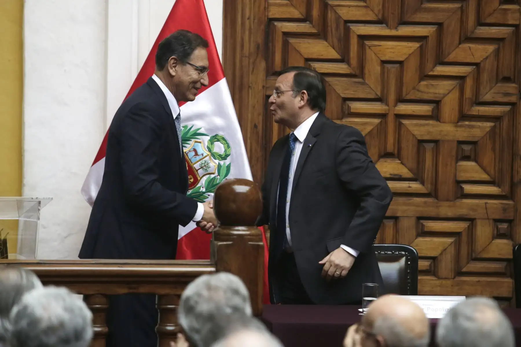 Presidente Vizcarra asiste a ceremonia por el Día Central del Ministerio de RR. EE. Foto: ANDINA/Melina Mejía.