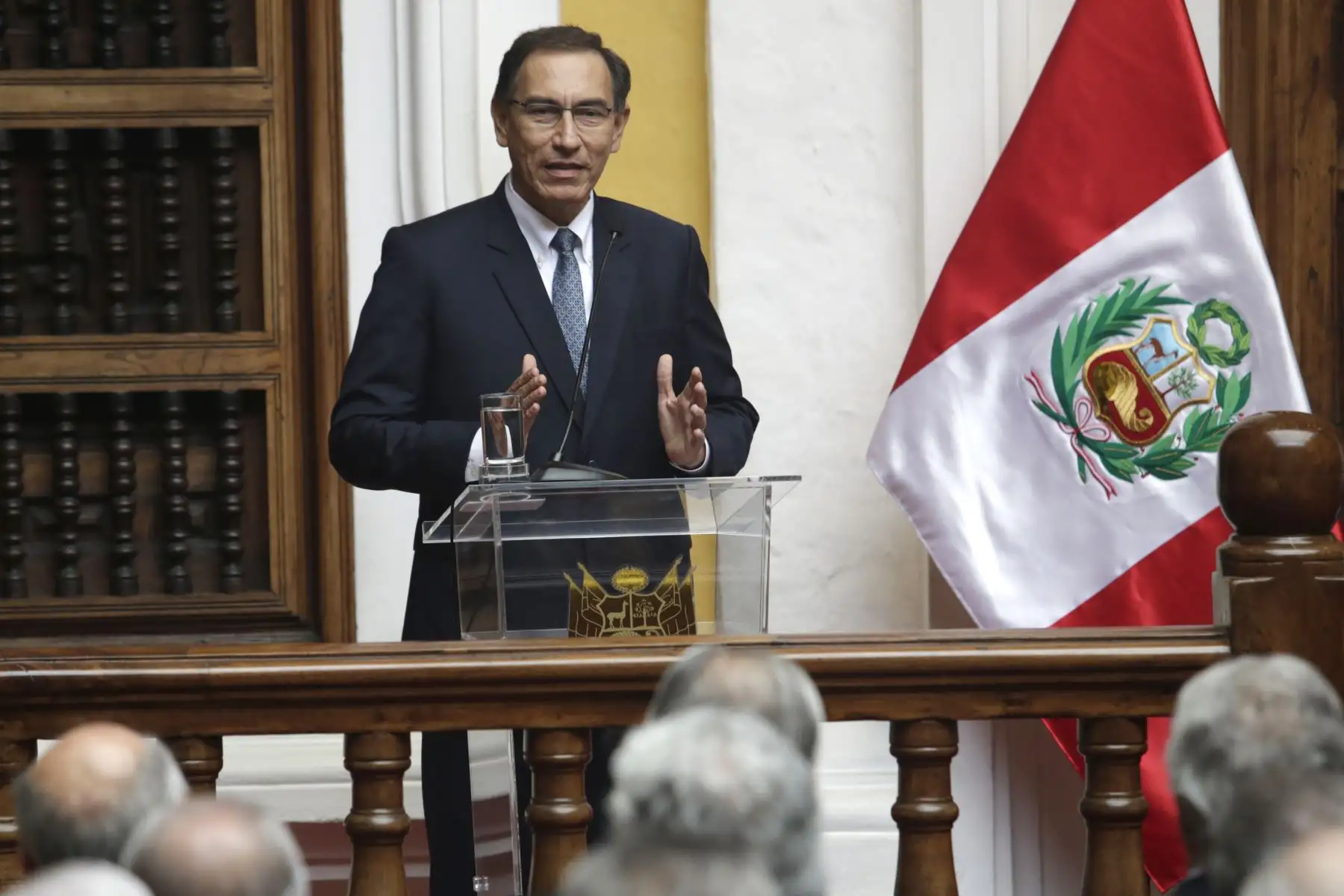 Presidente Vizcarra asiste a ceremonia por el Día Central del Ministerio de RR. EE. Foto: ANDINA/Melina Mejía.