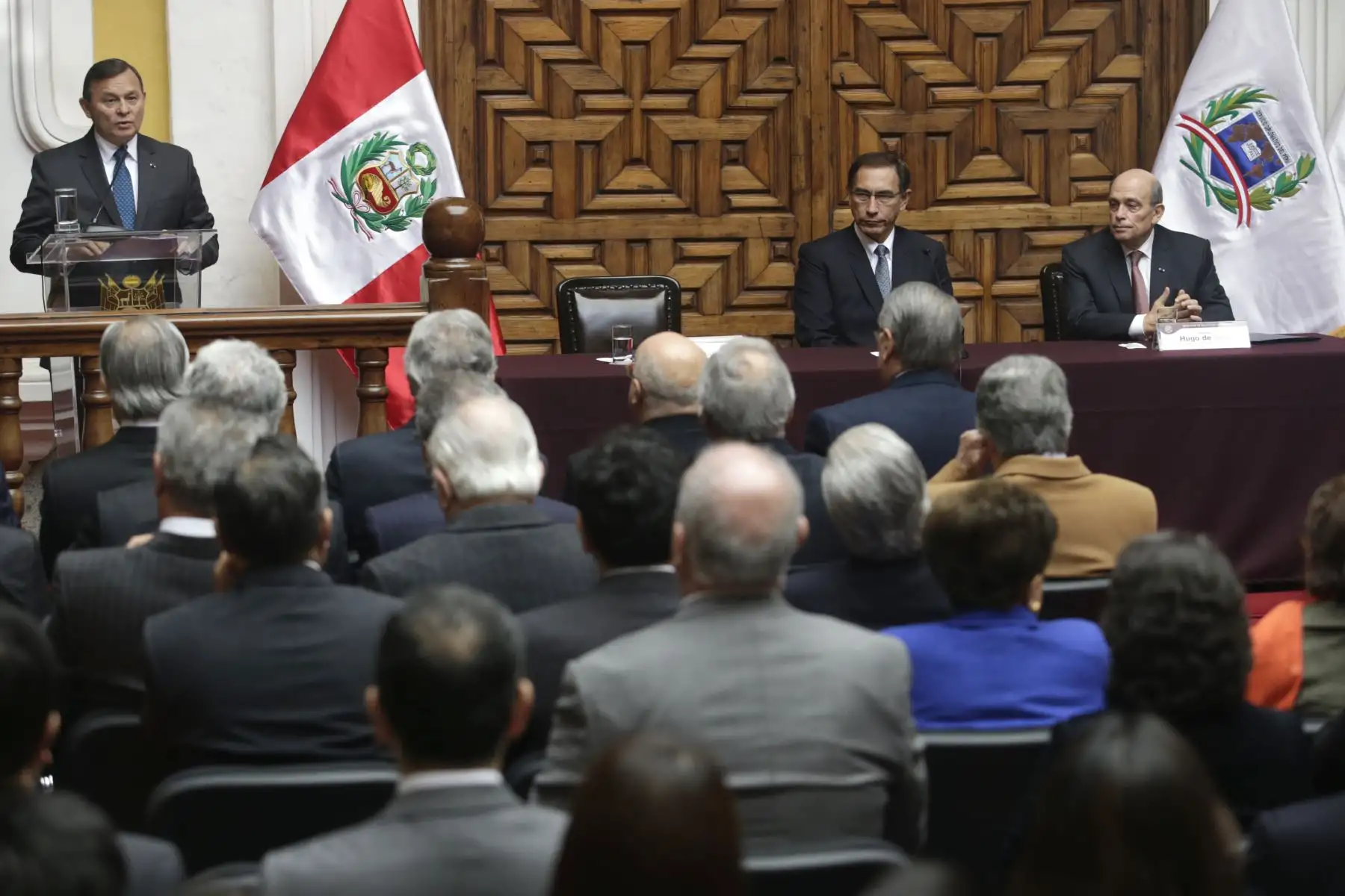 Presidente Vizcarra asiste a ceremonia por el Día Central del Ministerio de RR. EE. Foto: ANDINA/Melina Mejía.