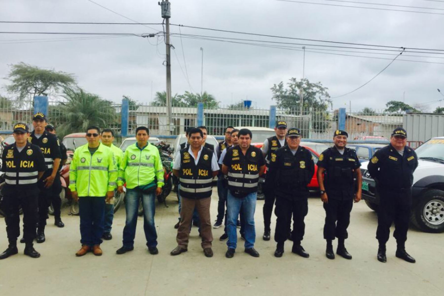 Policías de Perú y Ecuador ejecutan operativo binacional. Foto: Mininter.