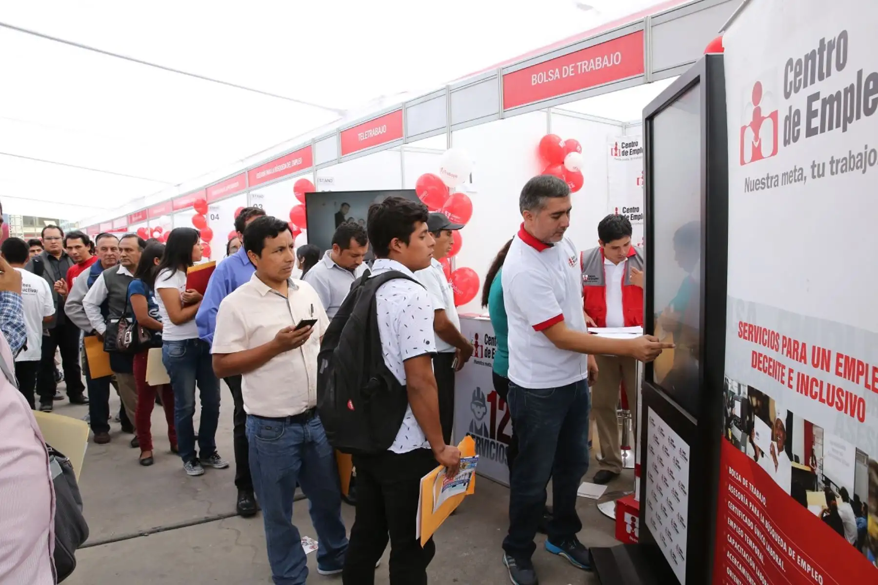 La Maratón del Empleo, ofrece vacantes laborales formales. Cortesía