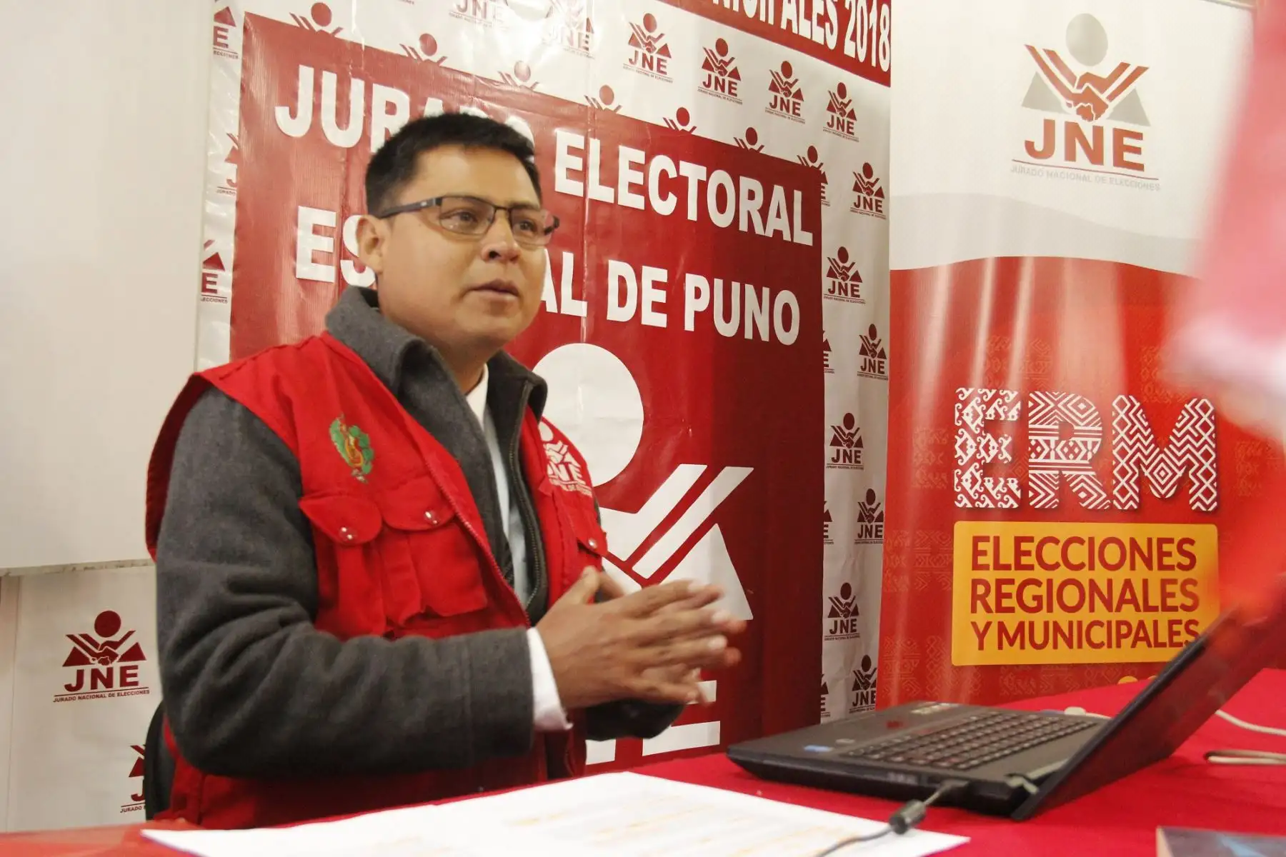José Luis Echevarría, presidente del JEE de Puno. ANDINA