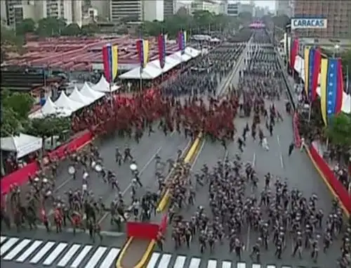 Ataque explosivo de drones contra presidente Maduro Foto: AFP
