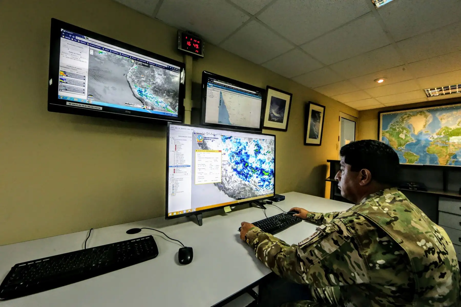 Fuerza Aérea del Perú presenta radar que ayudará a pronosticar lluvias y preveer desastres. Foto: ANDINA/Luis Iparraguirre