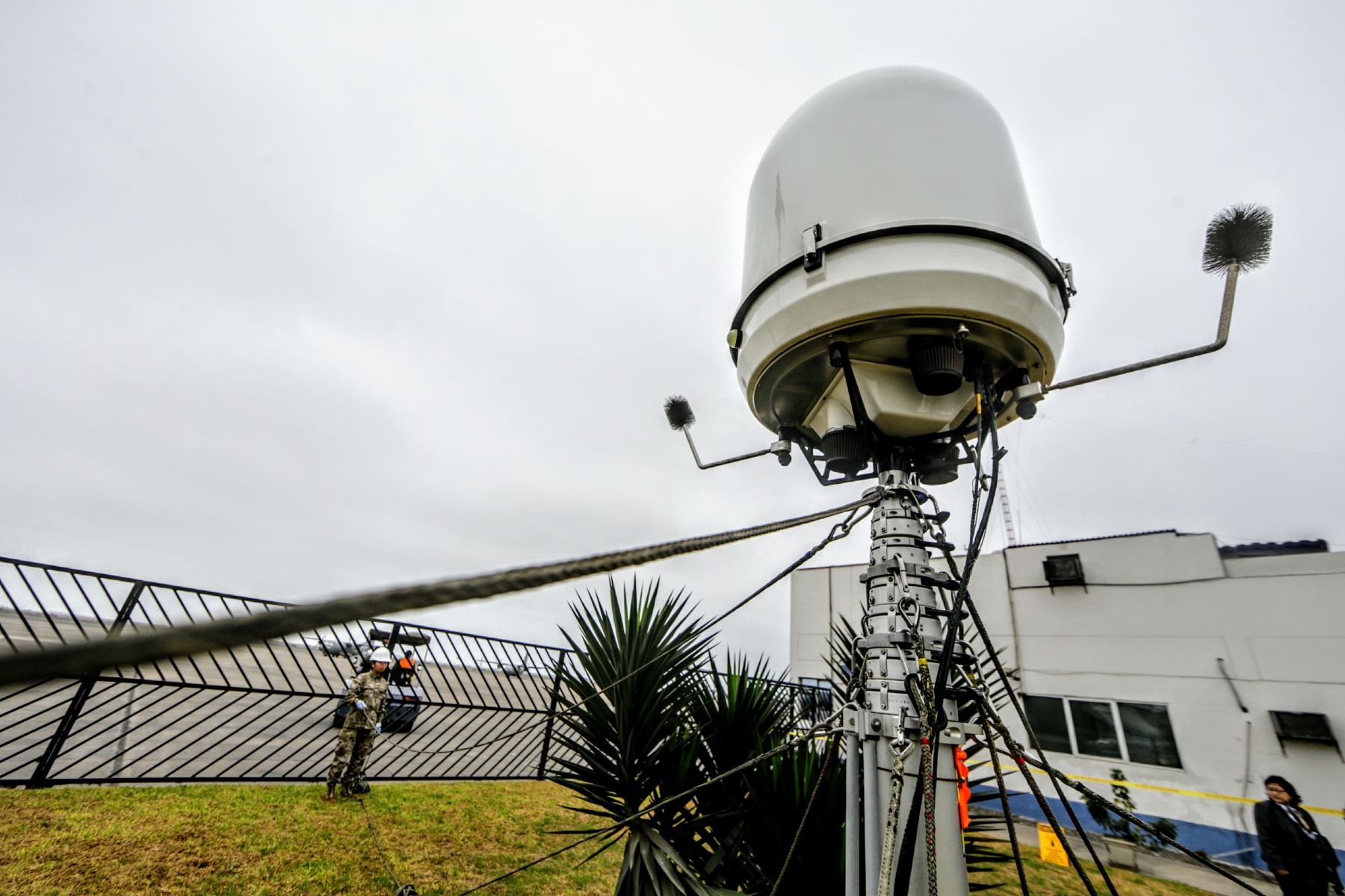 Radar portátil detecta humedad y ayuda a pronóstico de lluvias. Foto: ANDINA/Luis Iparraguirre