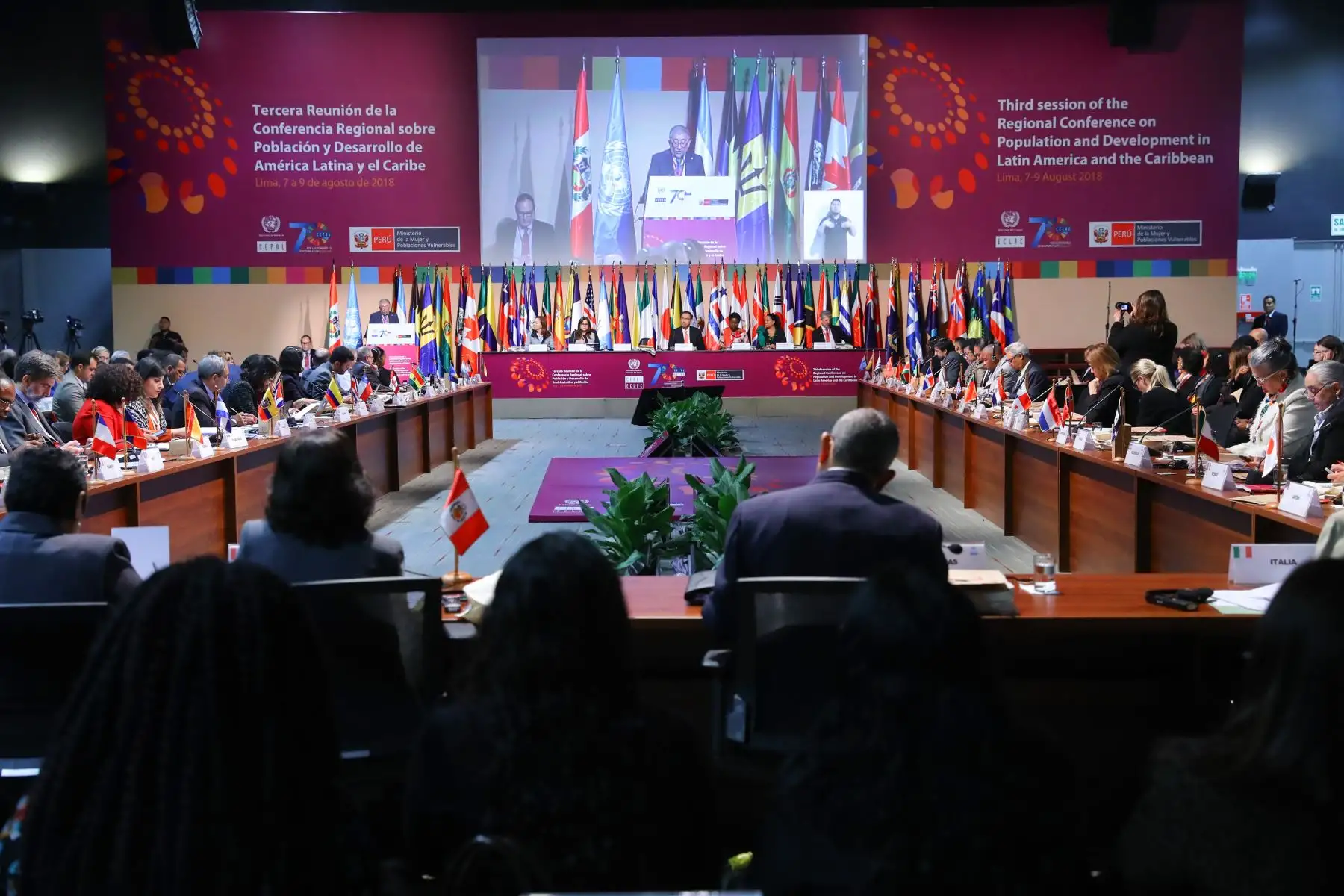 Jefe de Estado,Martín Vizcarra, participa en la tercera reunión de la Conferencia Regional sobre Población y Desarrollo de América Latina y el Caribe. Foto: ANDINA/Prensa Presidencia