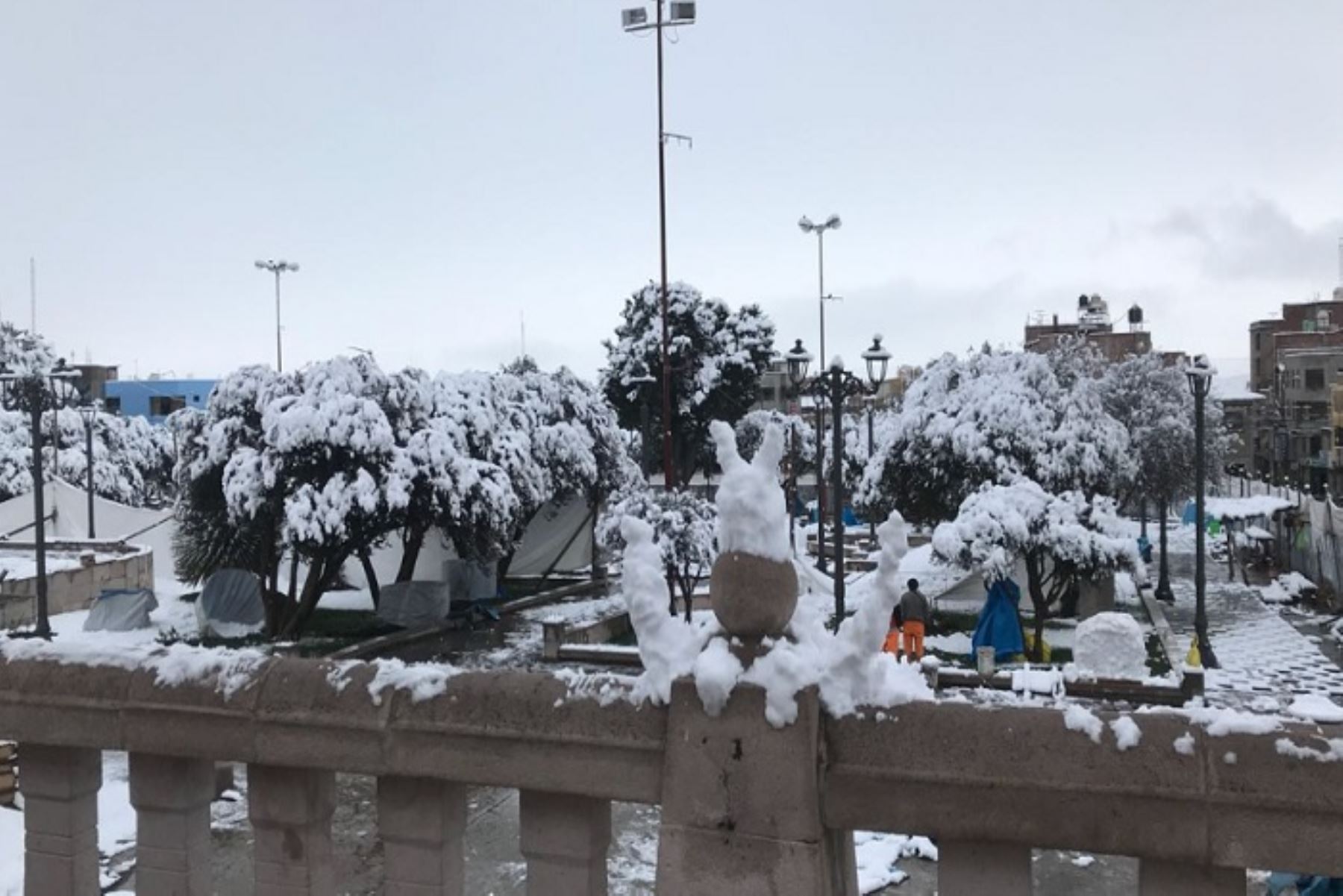 Senamhi reporta presencia de nieve en localidades de Cusco