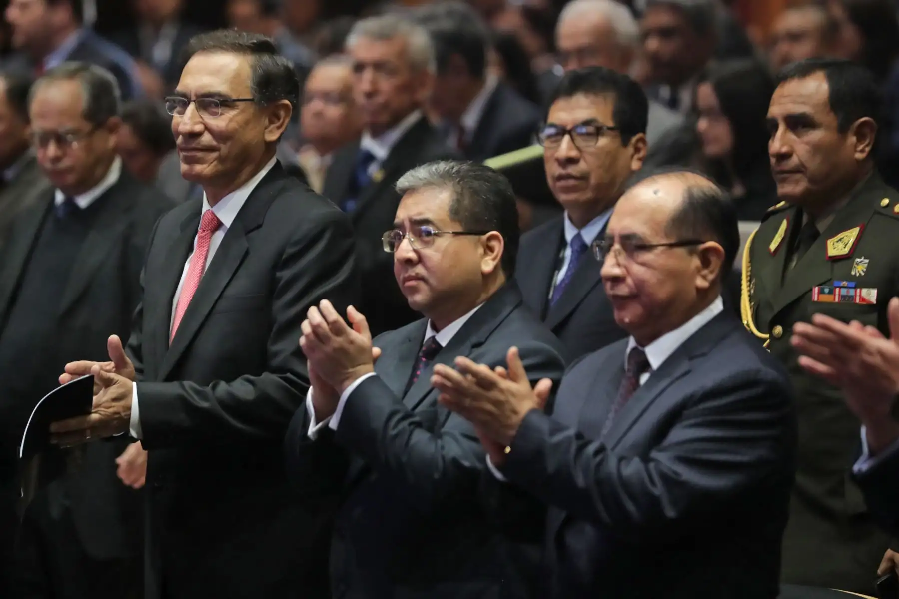 Presidente de la república,Martin Vizcarra asiste a la presentación del programa "Postula con la tuya" de la Contraloría General de la República. Foto: ANDINA/Prensa Presidencia