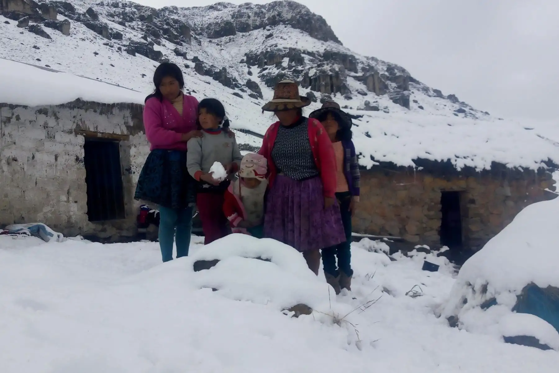 Nevada alcanza los 50 centímetros de altura en las zonas altas de Cusco. ANDINA