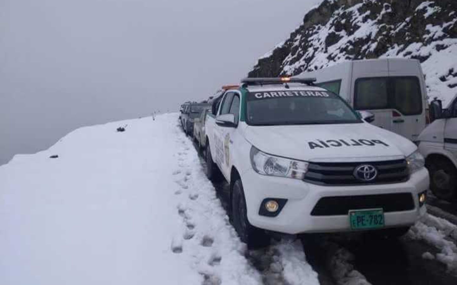 Vías de acceso a Cusco parcialmente restringidas por caída de nieve. Foto: ANDINA